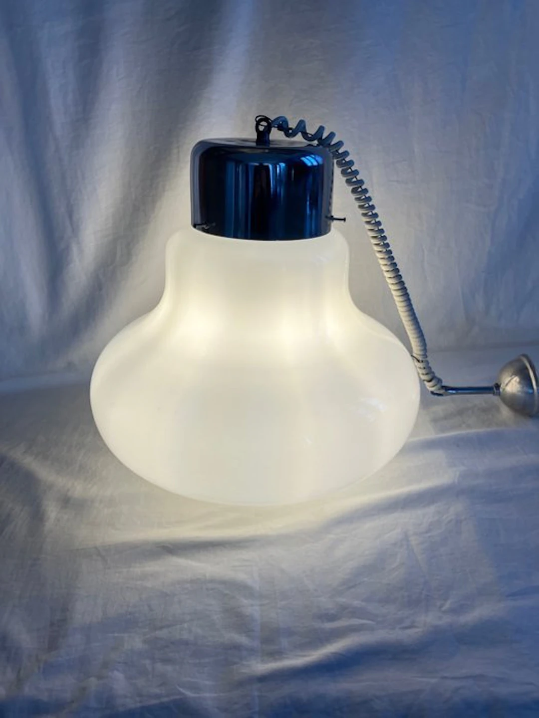 Hanging lamp - Glass, Chrome