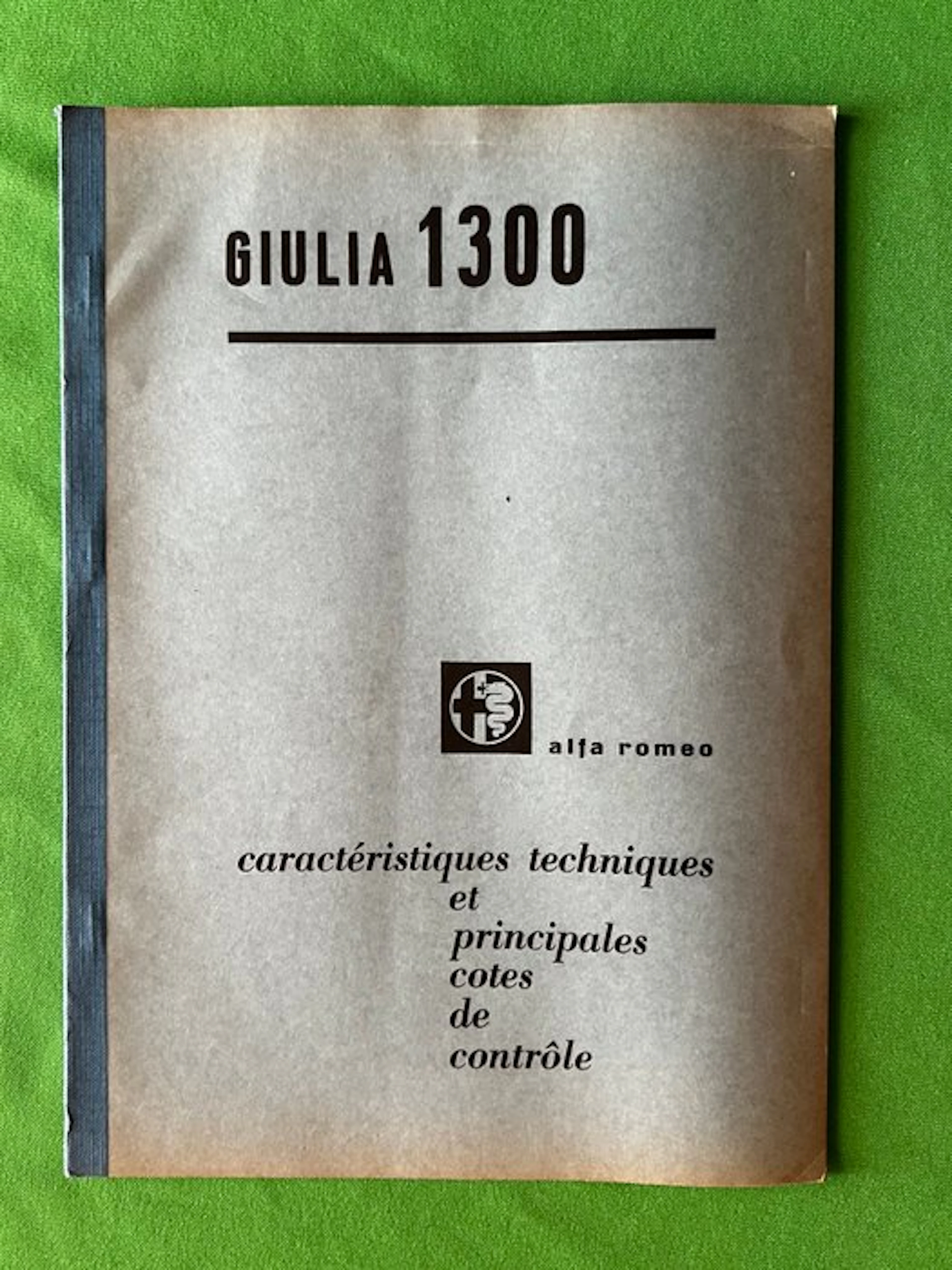 Manual - Alfa Romeo - Giulia 1300 - 1964