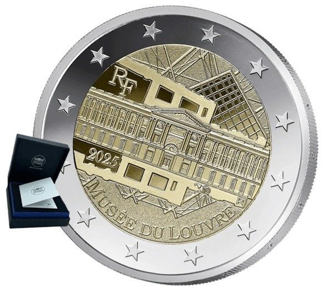 France. 2 Euro 2025 "Musée du Louvre" Proof (No reserve price)