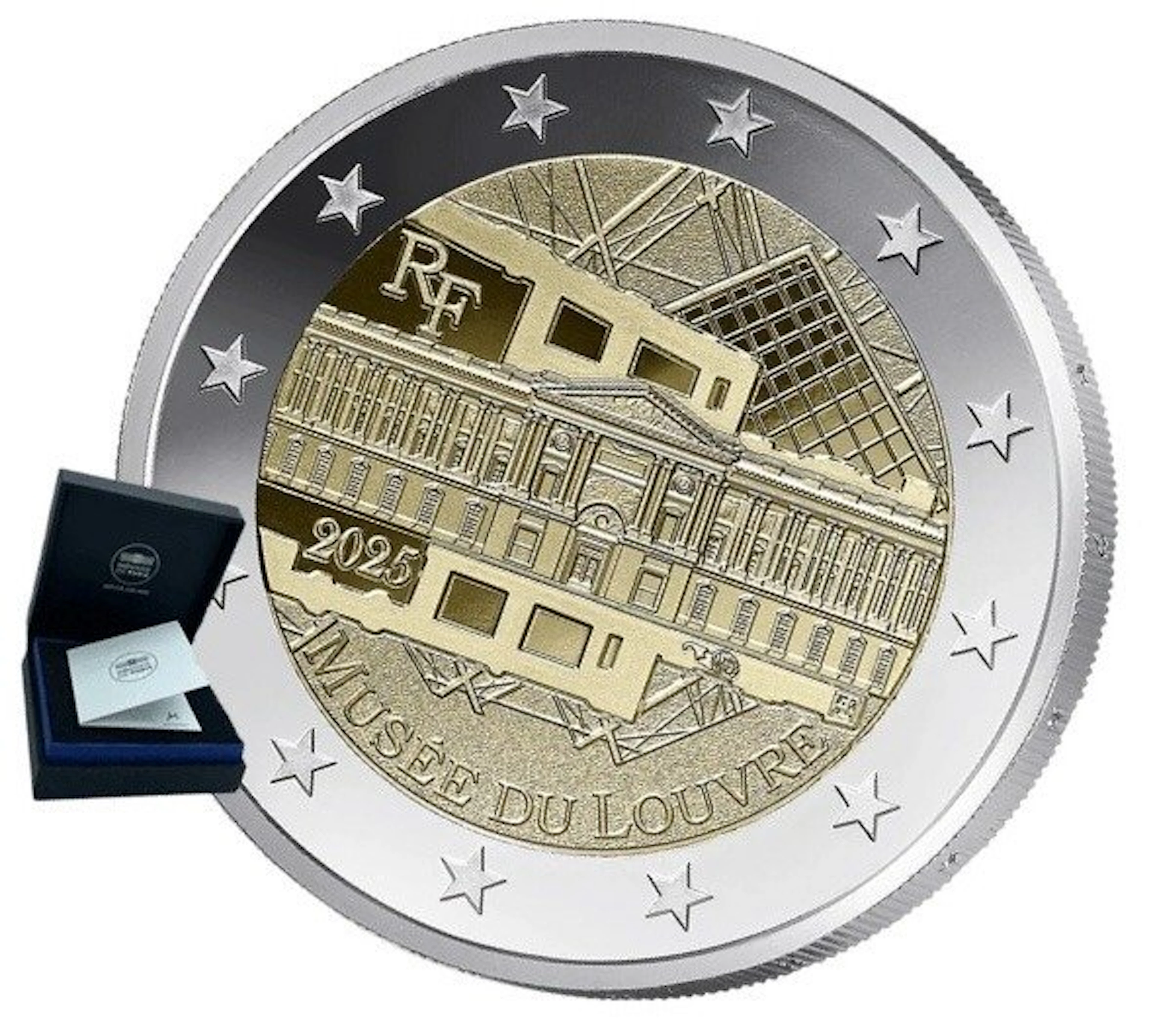 France. 2 Euro 2025 "Musée du Louvre" Proof (No reserve price)