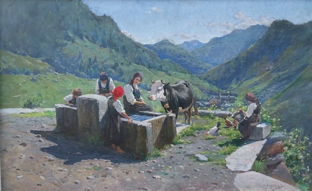 Enrico Bartezago (1849-1924) - Alagna Valsesia - XL format