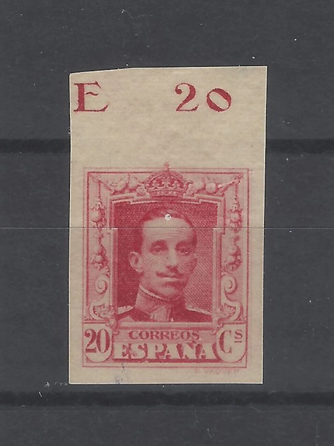 Spain 1922/1930 - Alfonso XIII color error - imperforate