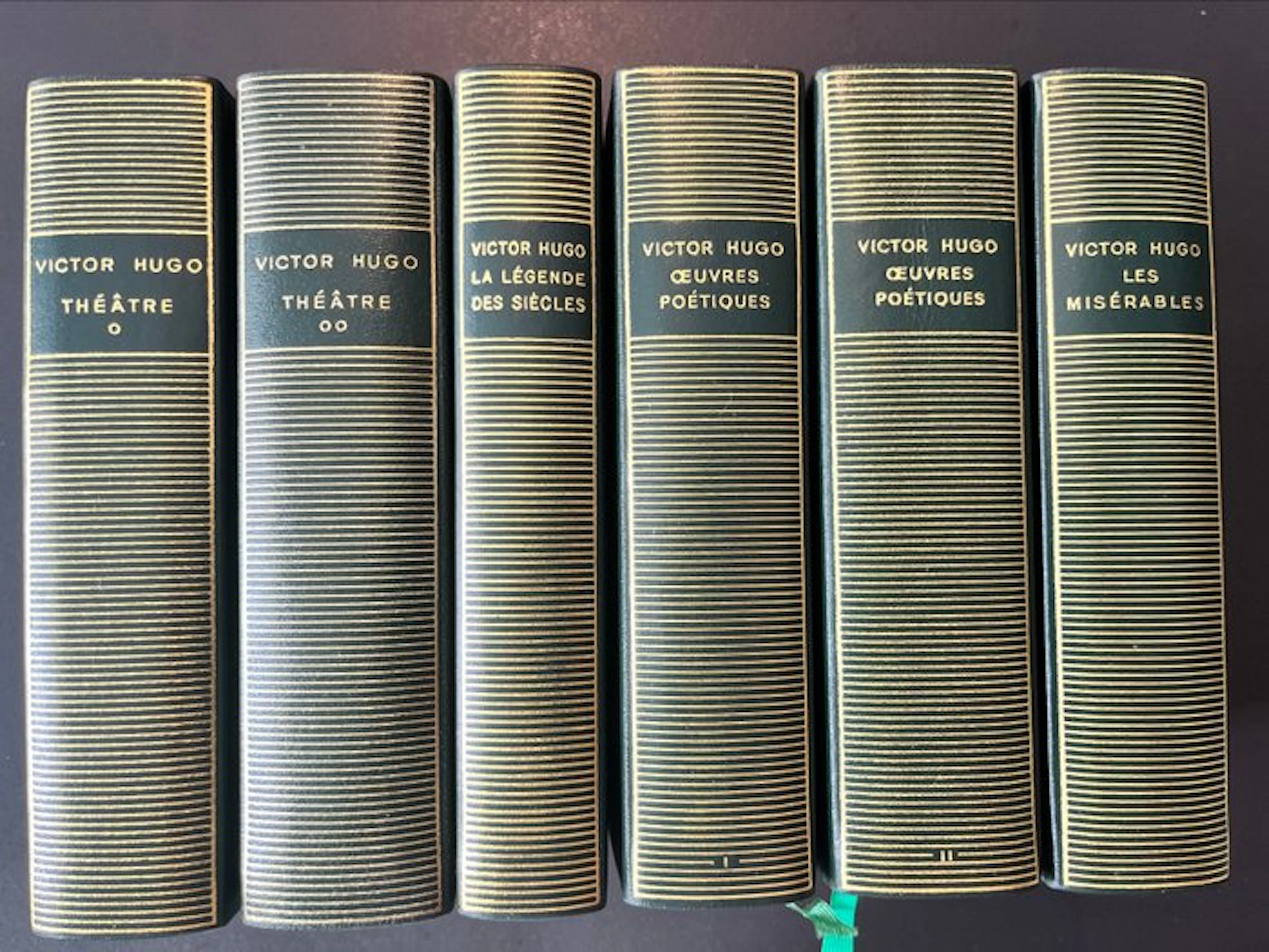 Victor Hugo - Bibliothèque de la Pléiade – 6 volumes – 2...
