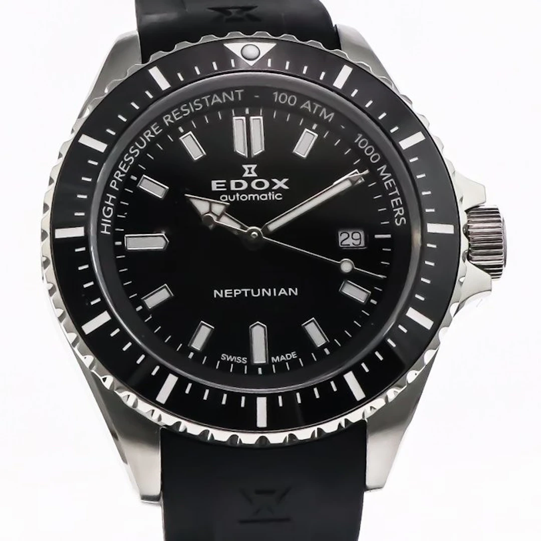Edox Neptunian - Swiss Made Automatic Watch - 80120-3NCA-NIN - Men - 2020-2025