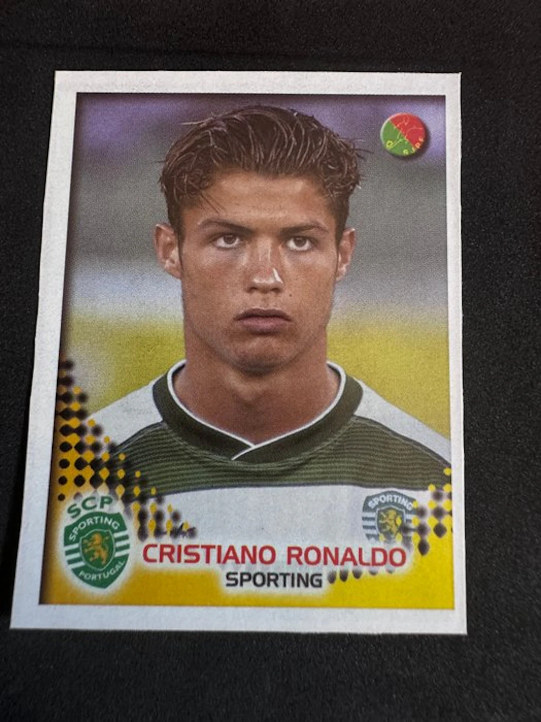 2002 Panini Cristiano Ronaldo Rookie card - 1 Sticker - Played (PL)