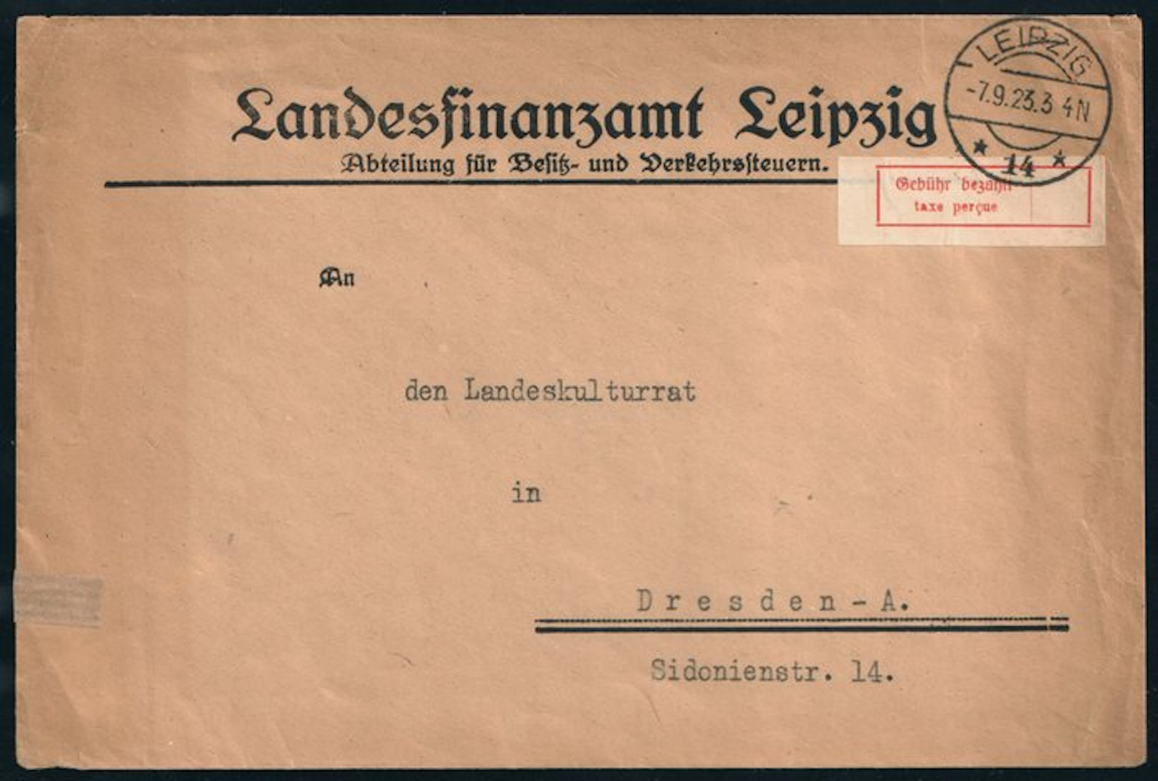 Germany - Local postal areas 1923 - DT