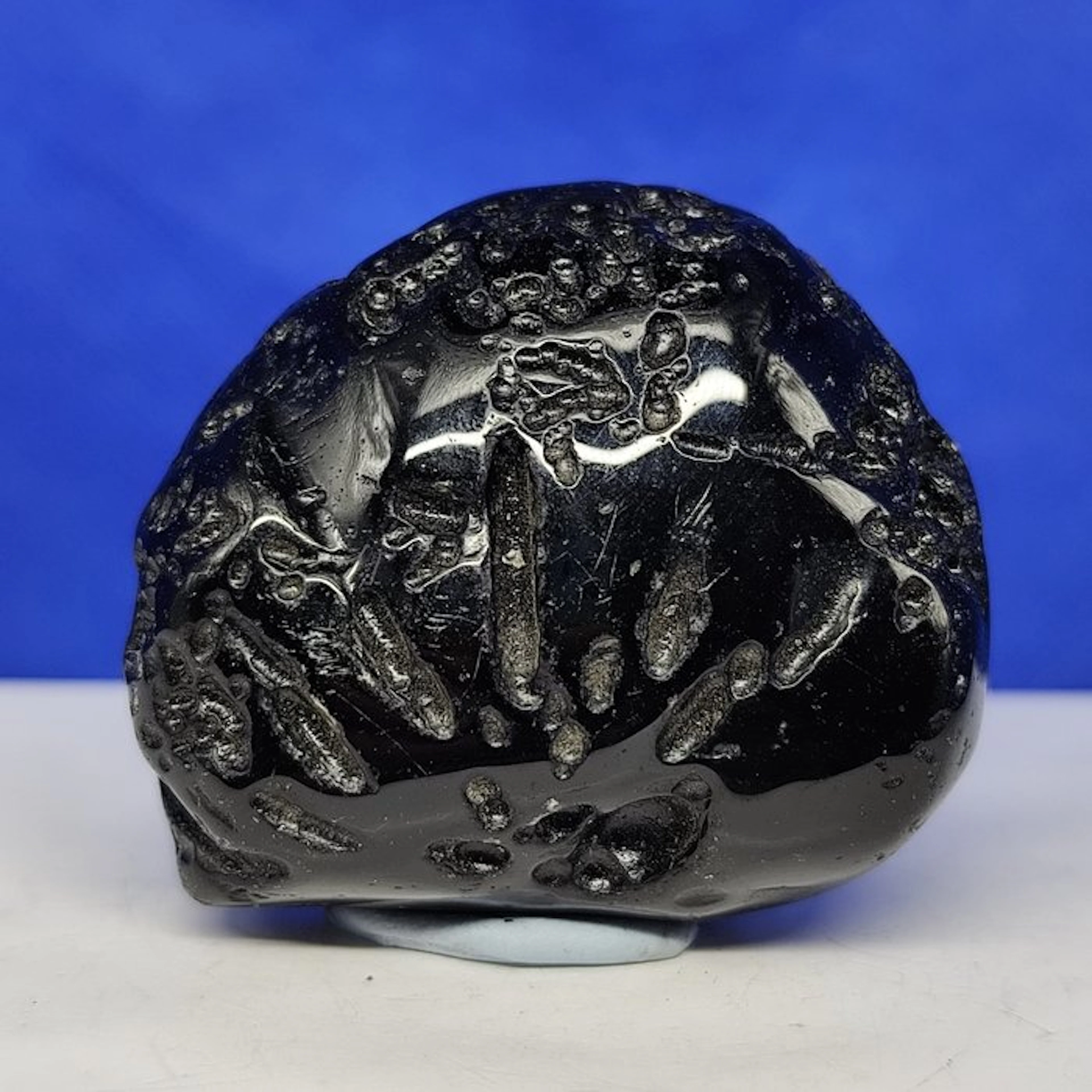 Very nice TEKTITE -impact of METEORITE- 800,000 years!!! Polished. - 70.5 g
