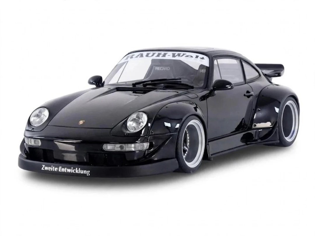 GT Spirit 1:18 - Model sports car - Porsche RWB Blackaut...