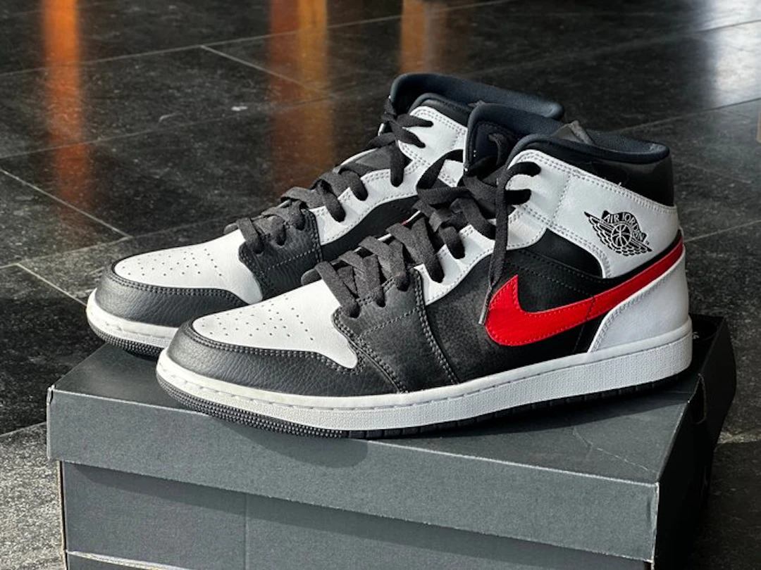 Nike - Air Jordan 1 Mid “Gym Red Black White” – US 11.5 /...