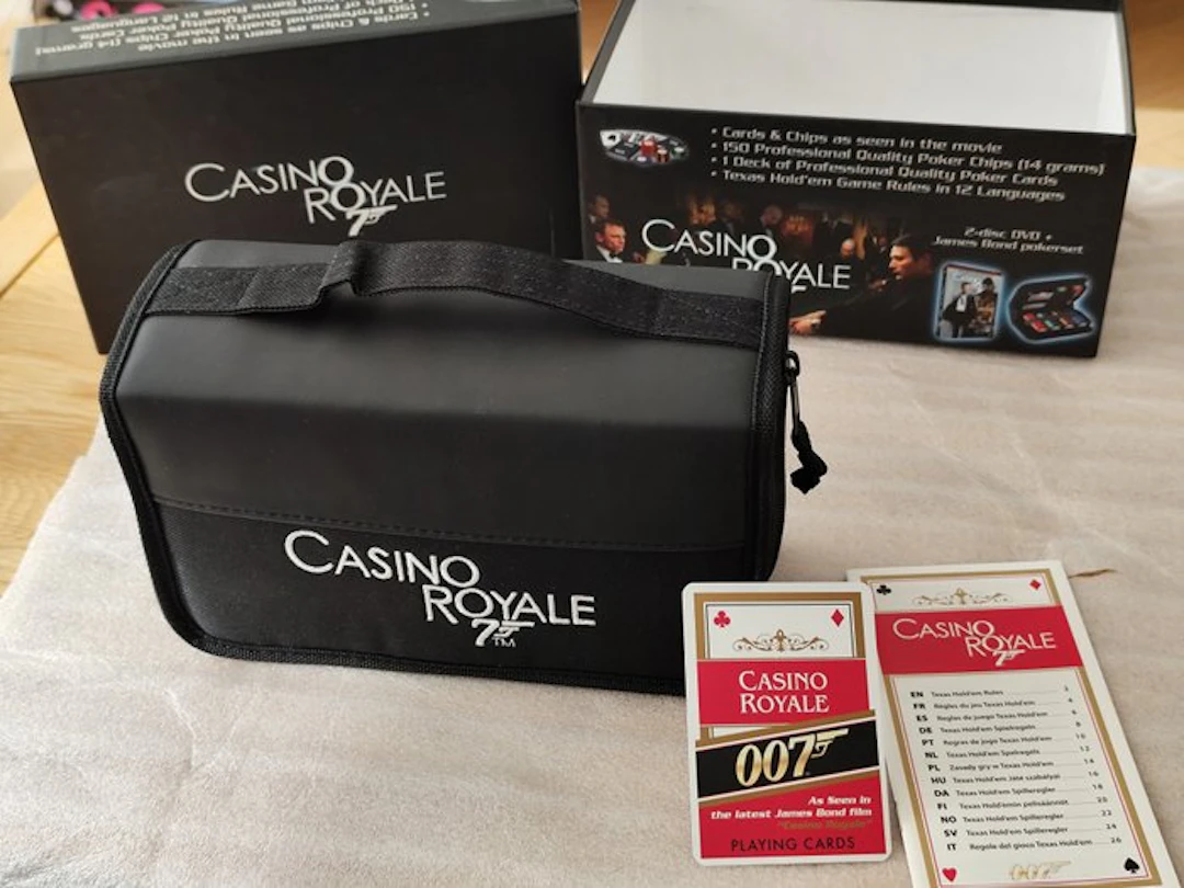 James Bond 007 - Poker set - Casino Royale Cartamundi poker set