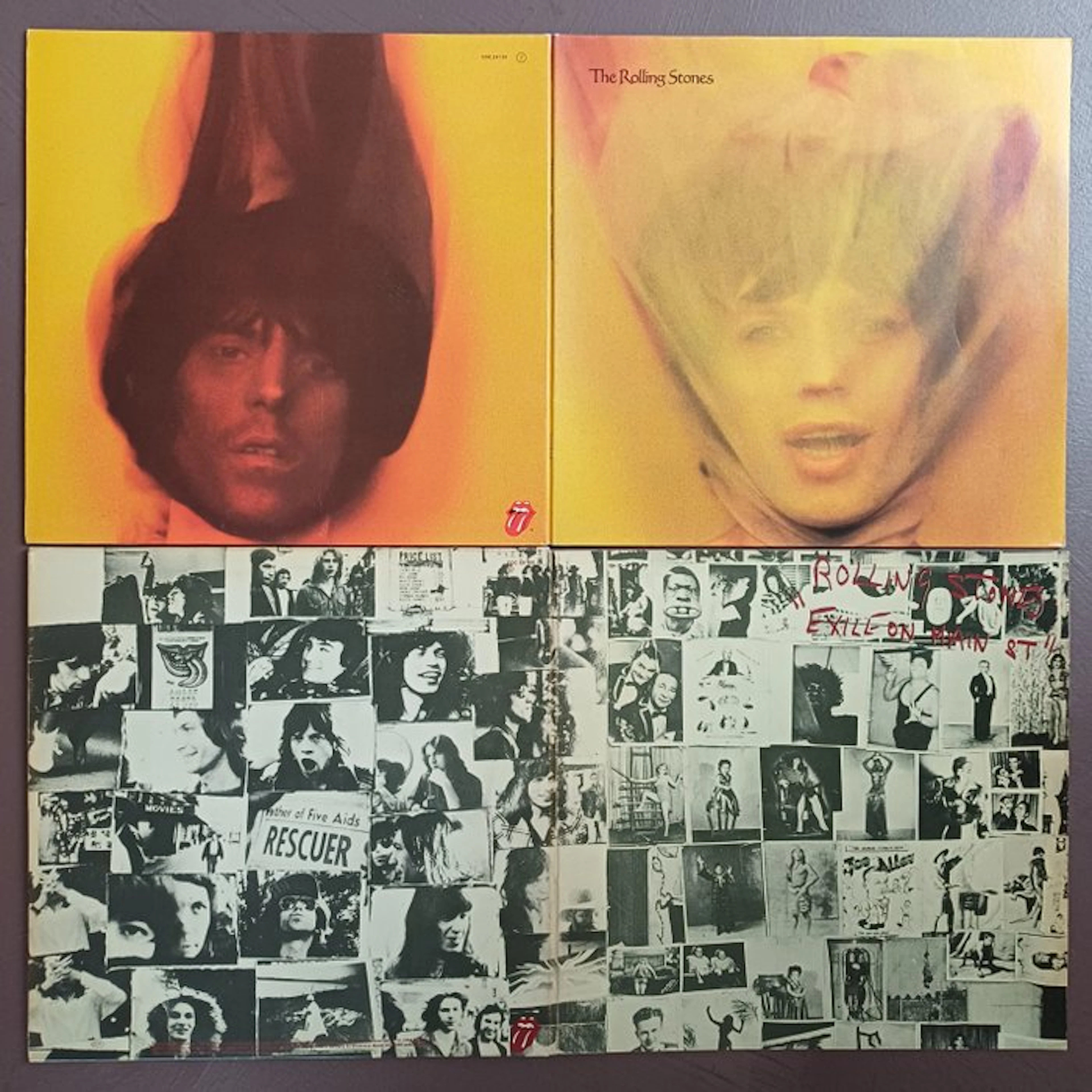Rolling Stones - Exile on Main St. & Goats Head Soup - LP - 1973