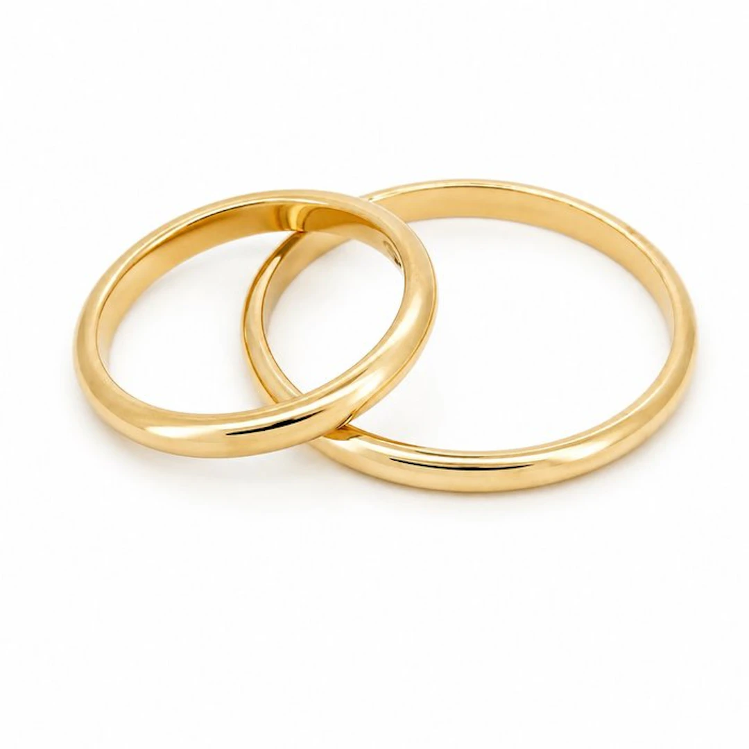 UnoAErre - Ring - 18 kt. Yellow gold - Made in Italy - Handmade