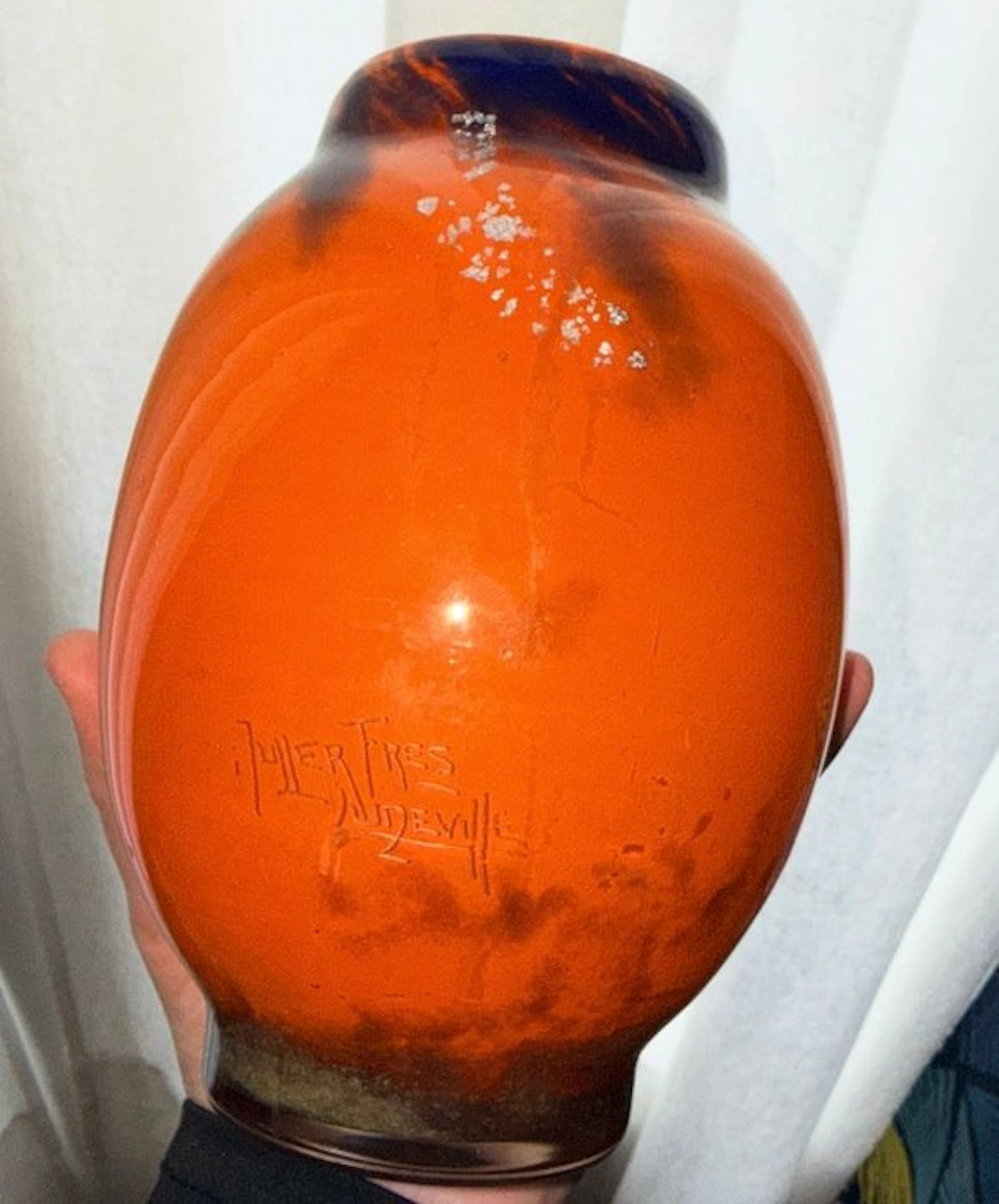 Muller Frères - Vase - Glass - Art Deco