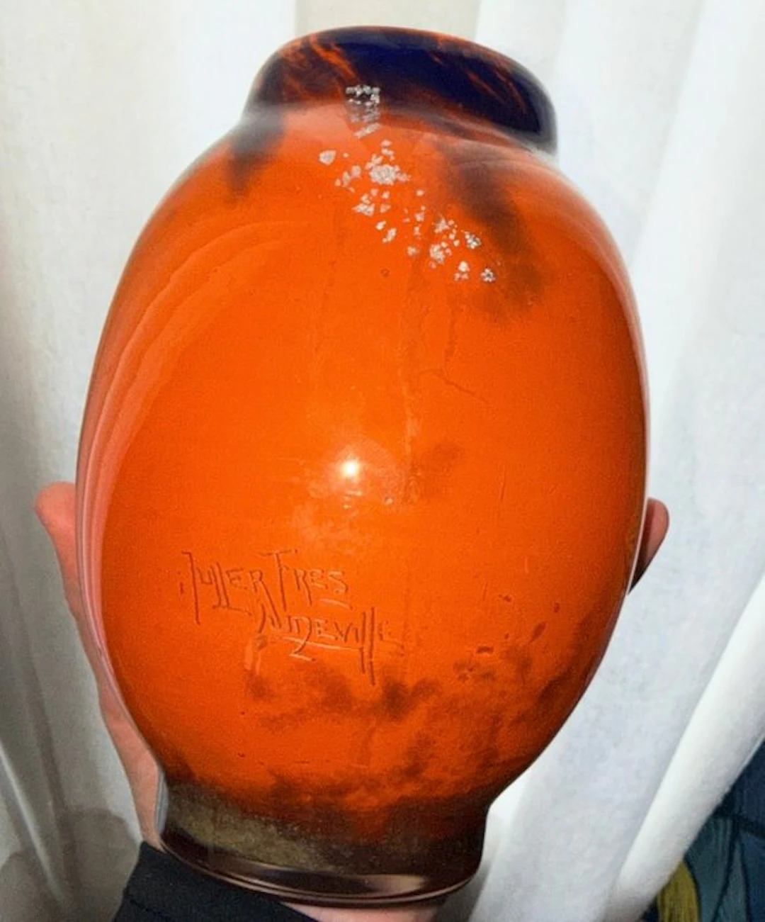 Muller Frères - Vase - Glass - Art Deco