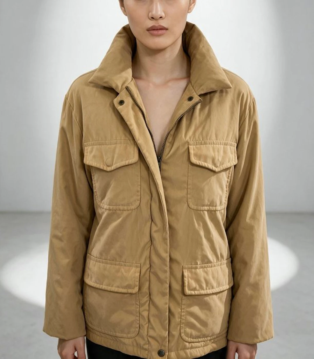 MAX MARA Glamour REAL Goose Down Coat Chic Exclusive Special Collection Tg