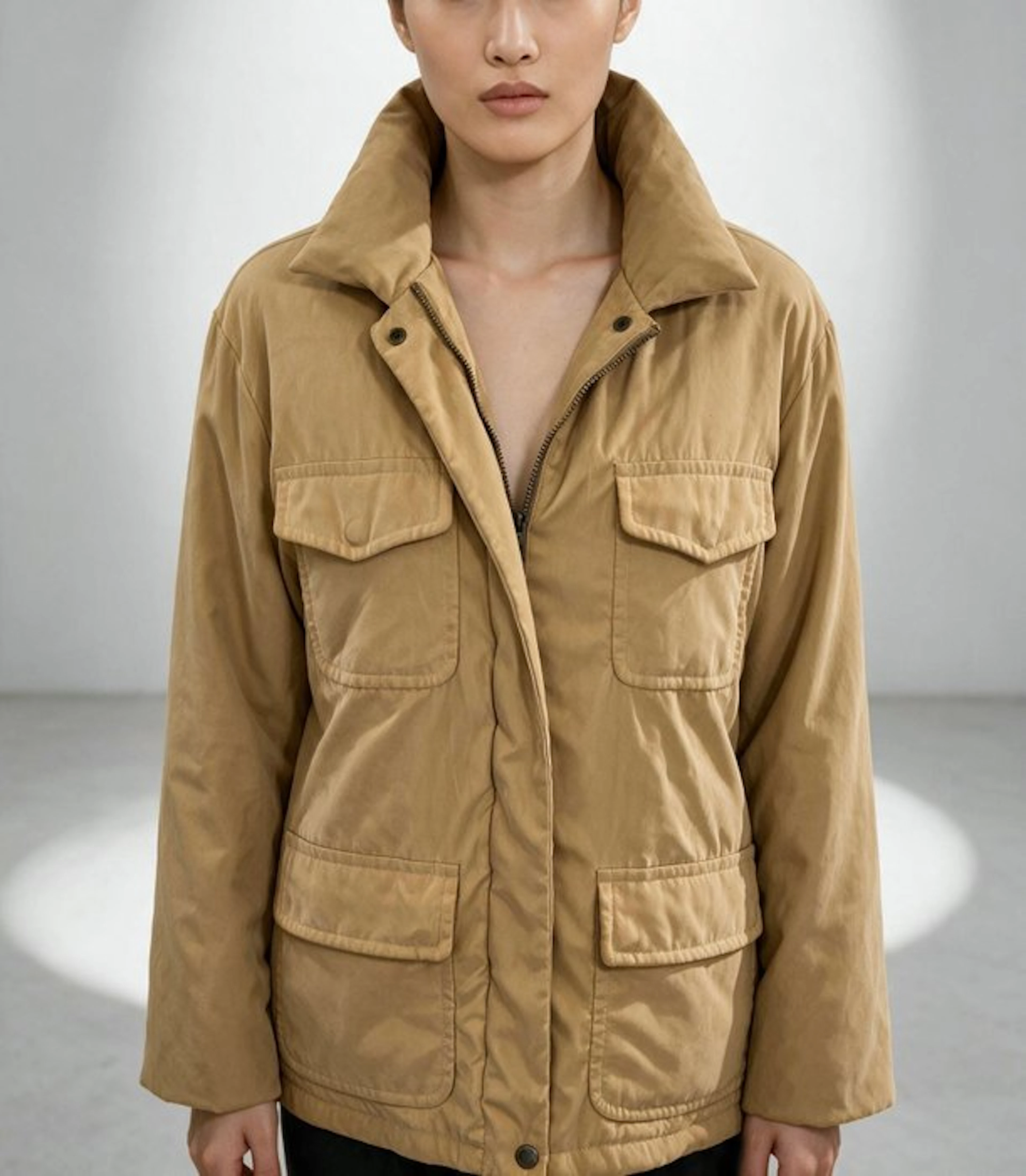 MAX MARA Glamour REAL Goose Down Coat Chic Exclusive Special Collection Tg