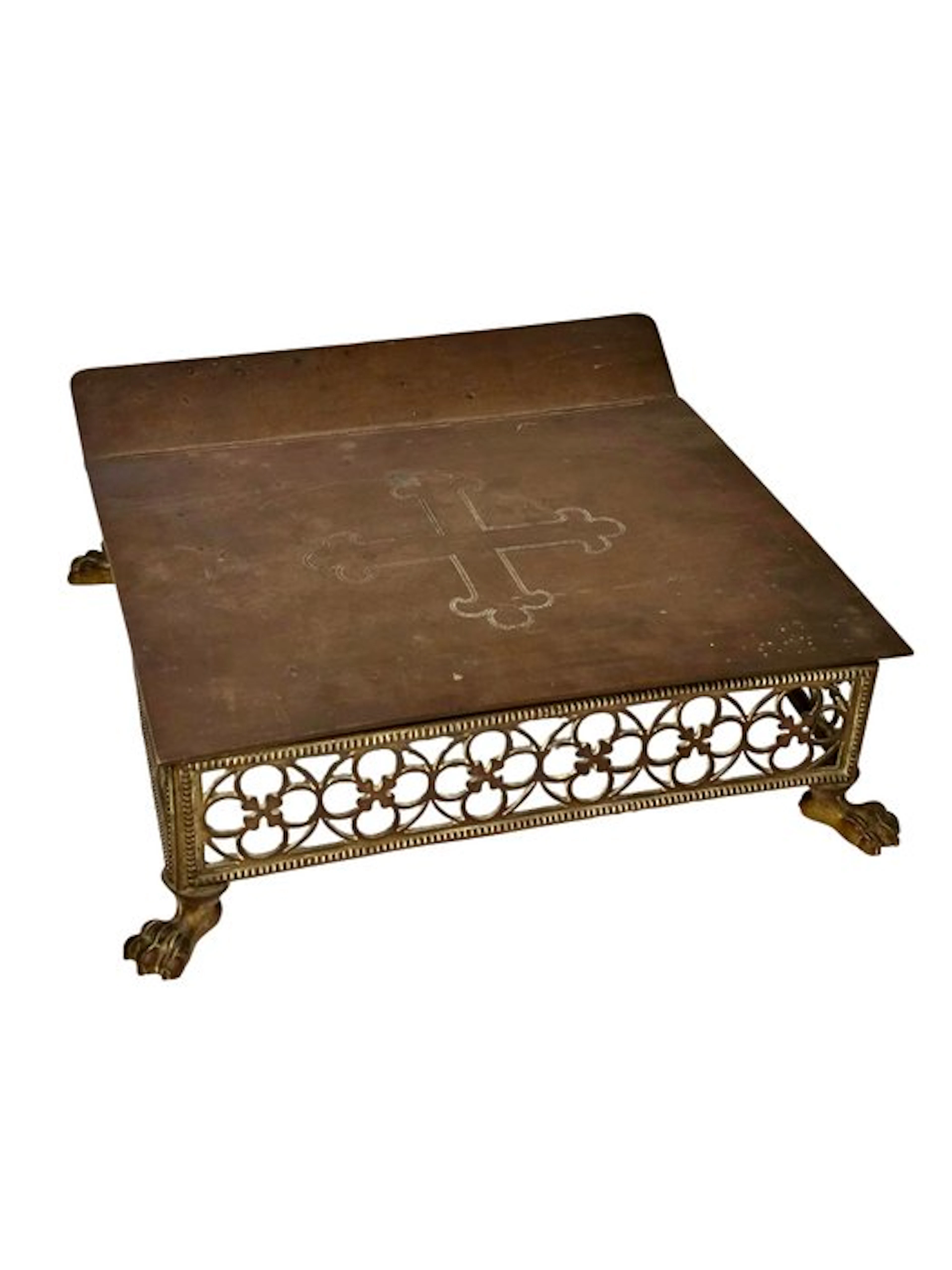 Antique Ecclesiastical Bible Stand - Copper, Bronze - 1800-1850