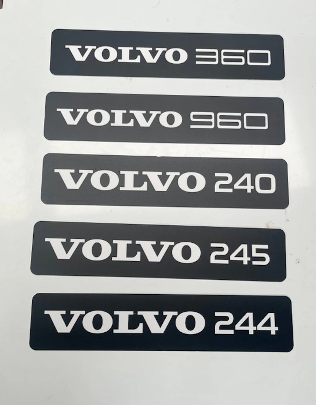 plates - Volvo - 240 244 245 360 960