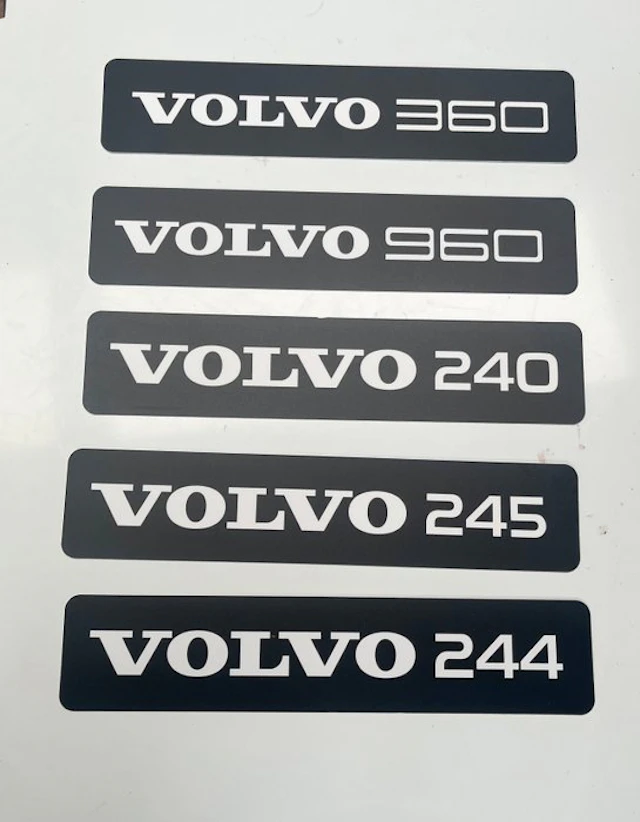 plates - Volvo - 240 244 245 360 960