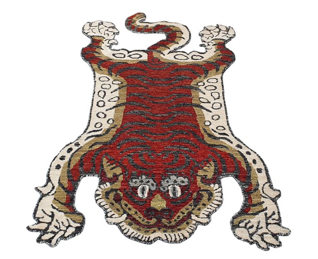 Designer Carpet - New - Tiger - Rug - 188 cm - 112 cm