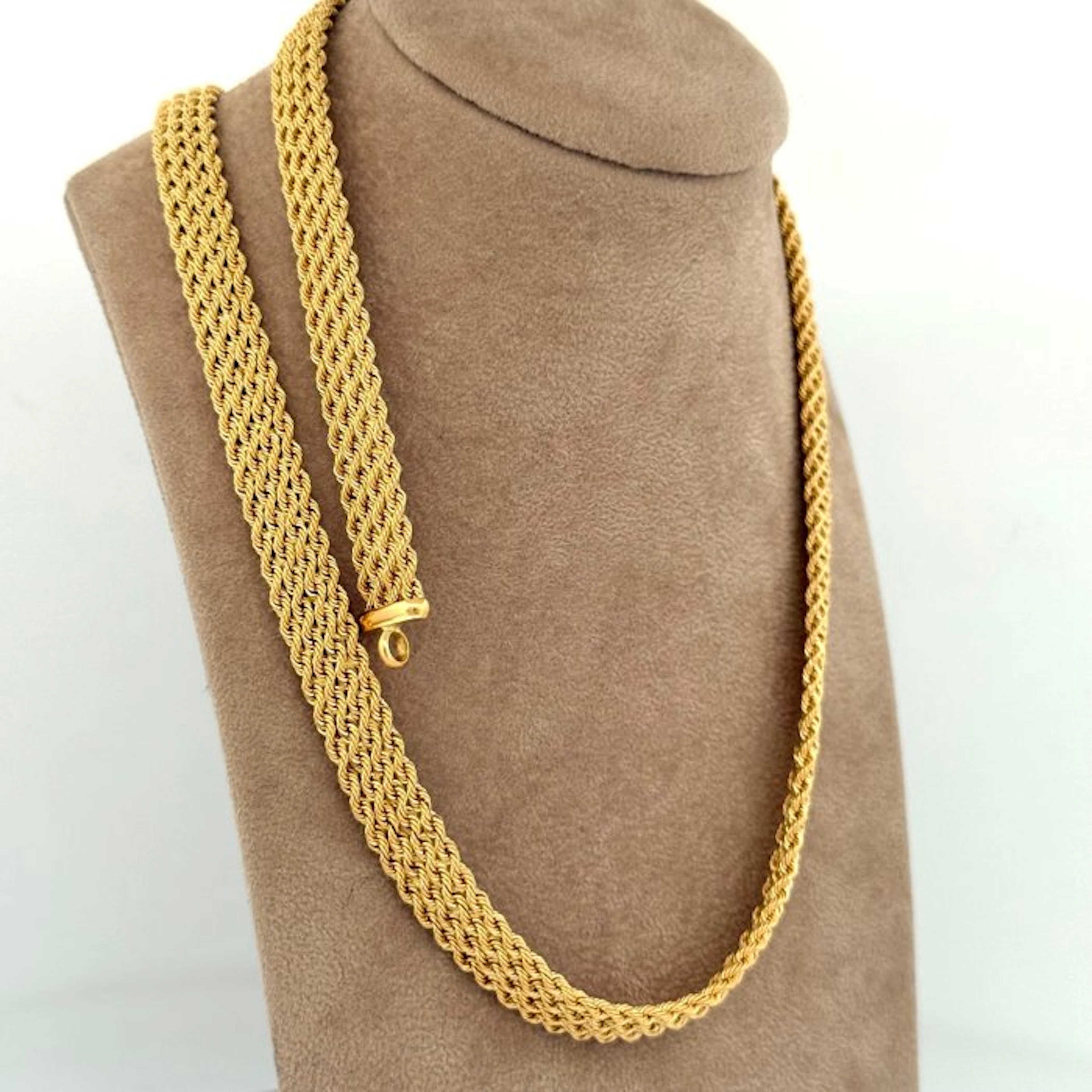 Handmade - Necklace - Bismark - 14 g - 18 kt. Yellow gold