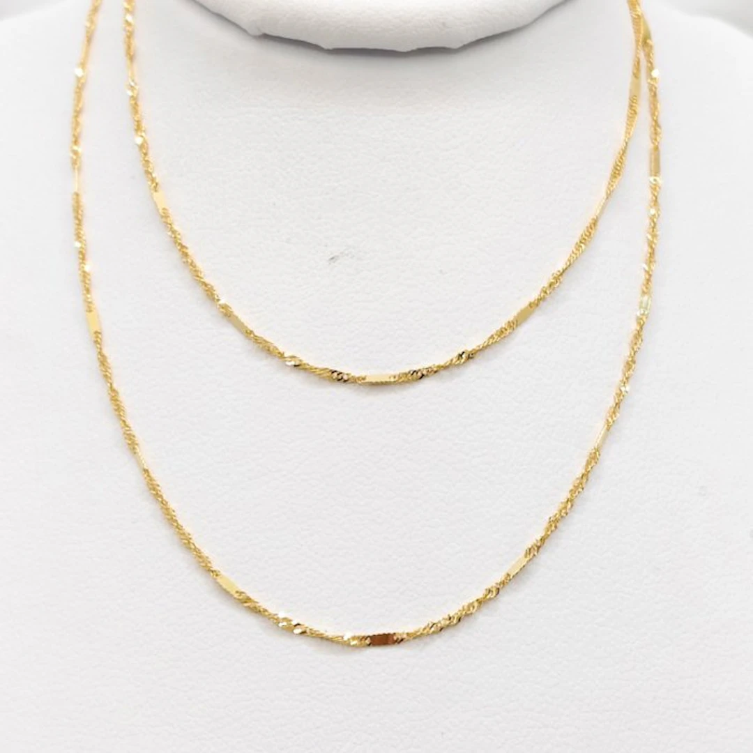 No reserve price - Necklace - 18 kt. Yellow gold