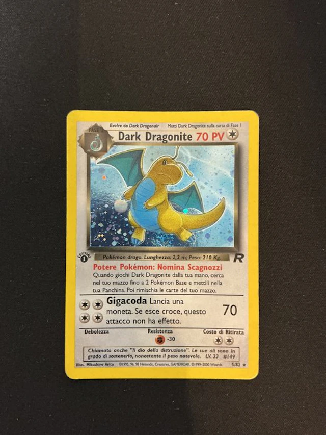 Pokémon - 1 Card - Dark Dragonite TR Team Rocket 5/82 Foil