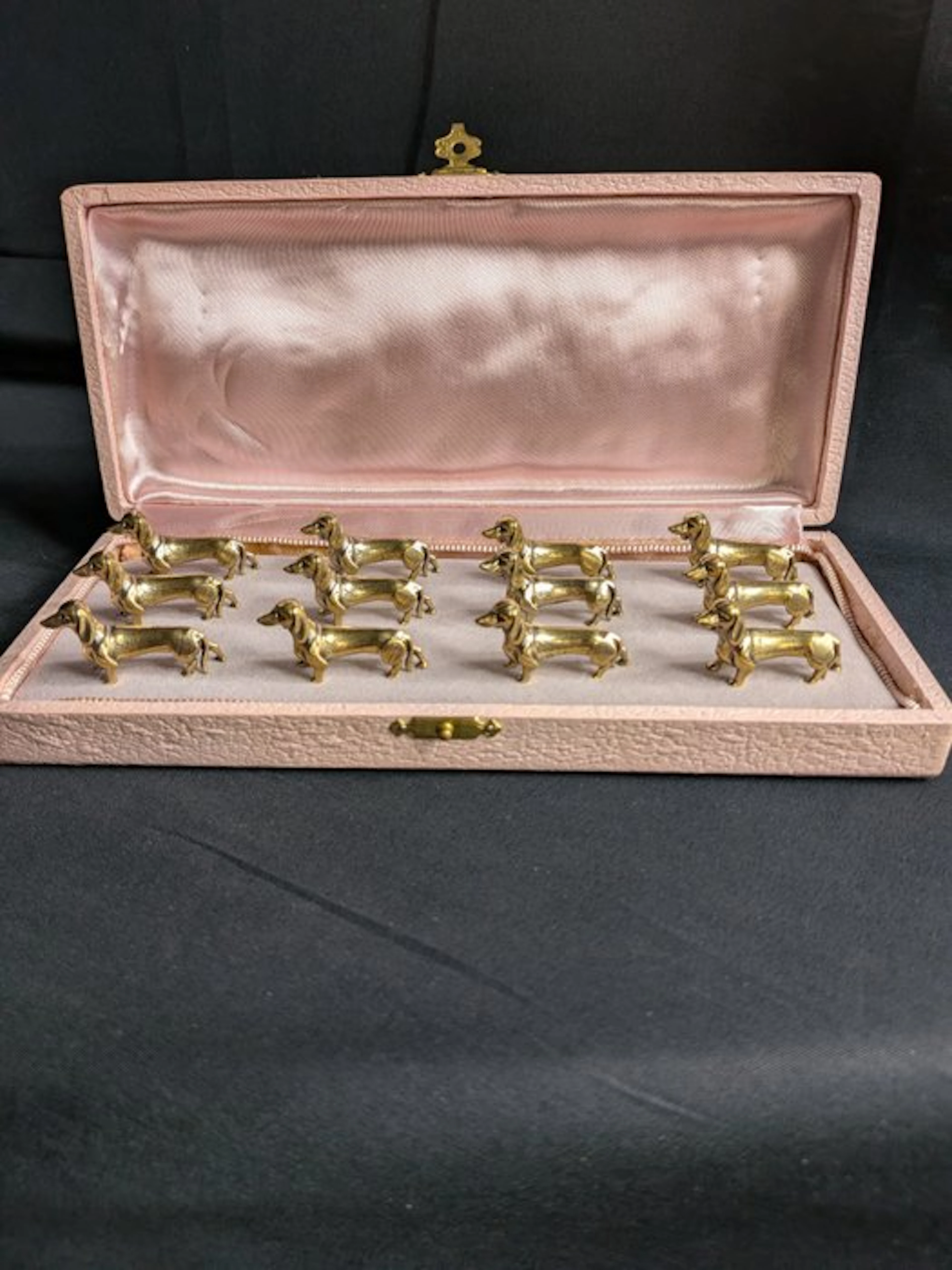 Knife rest (12) - Gold plated