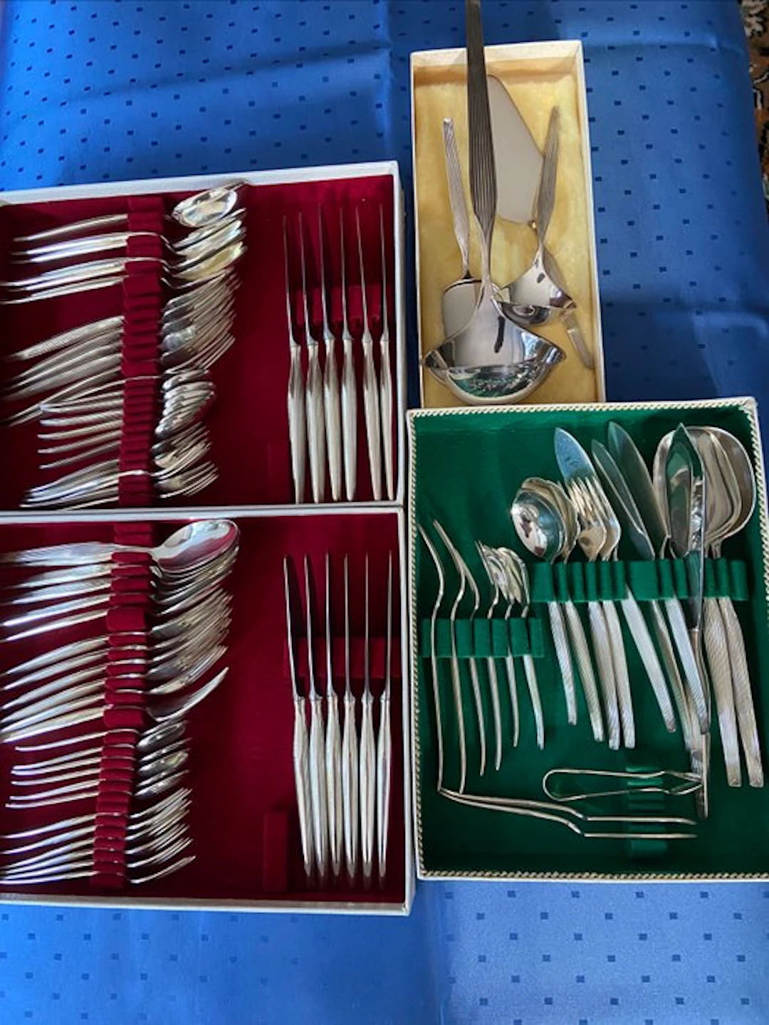 Robbe & Berking / City 90 gr, 80 tlg. - Cutlery set for 12 (80) - Silverplated