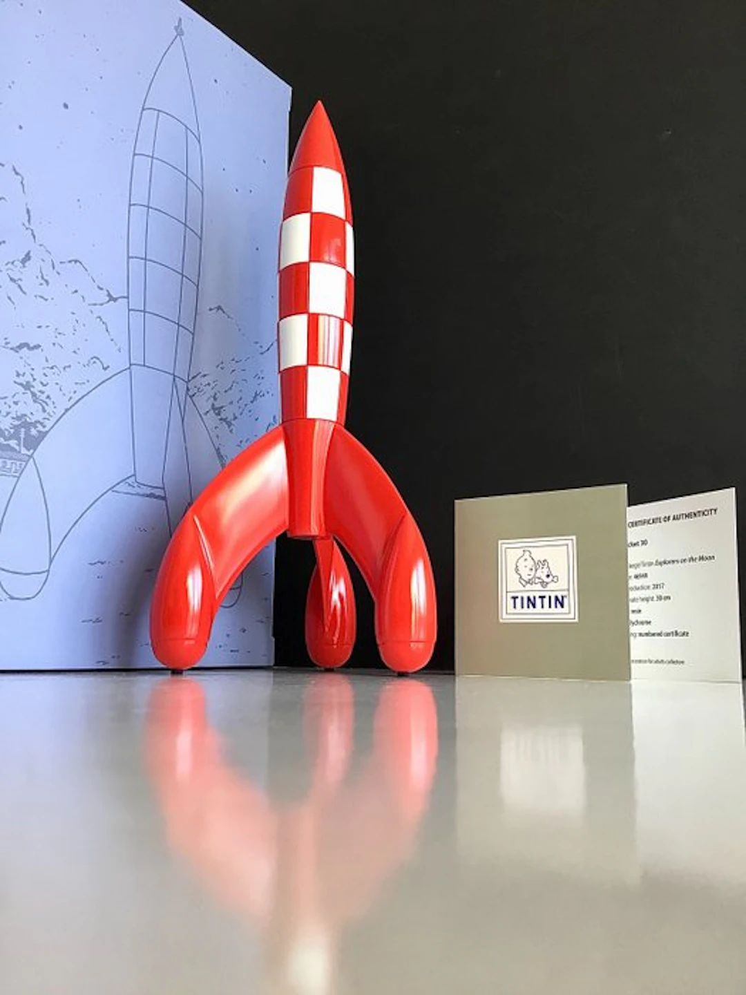Tintin - Statuette Originale Moulinsart 46949 - La fusée...