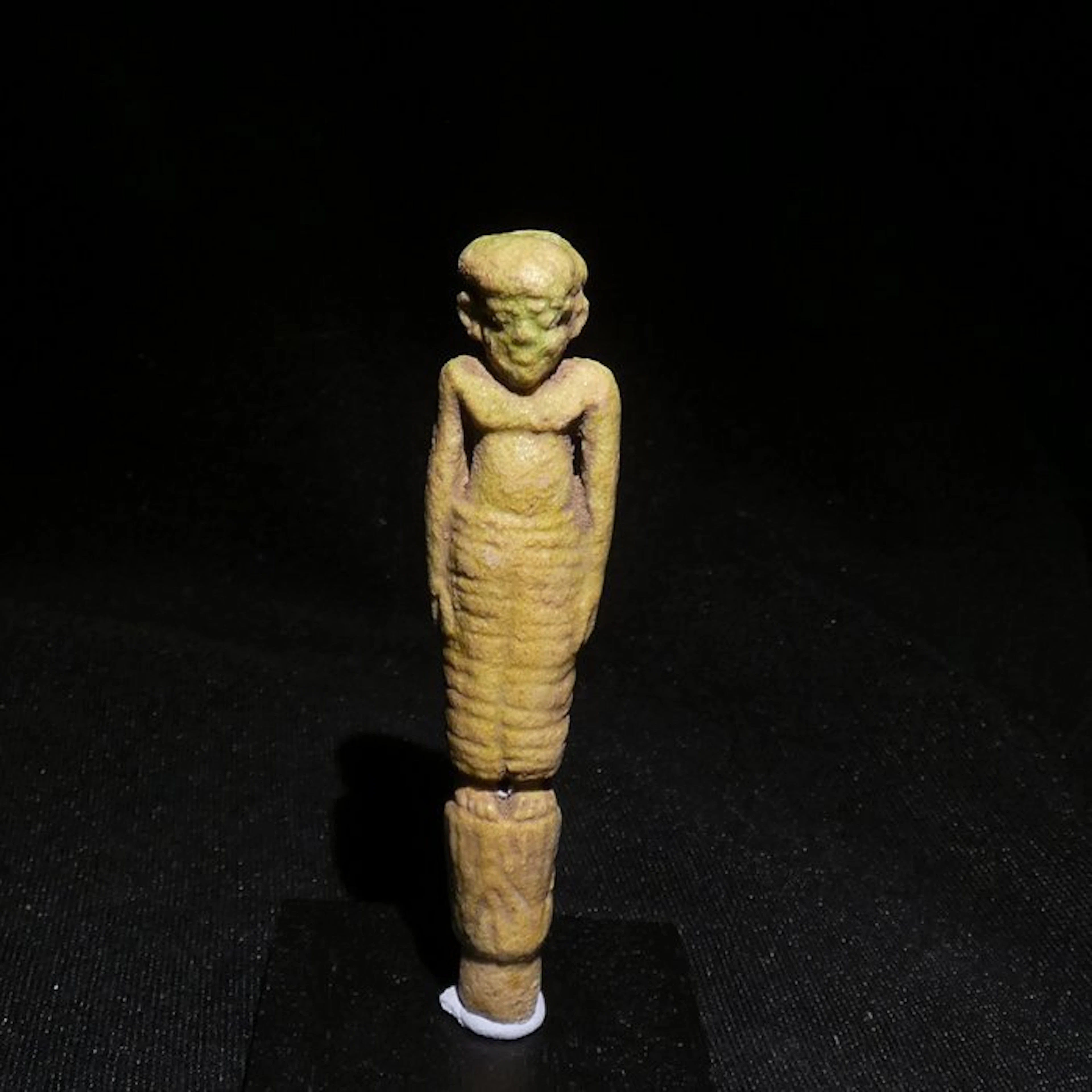 Ancient Egyptian Faience NO RESERVE PRICE Male figure amulet