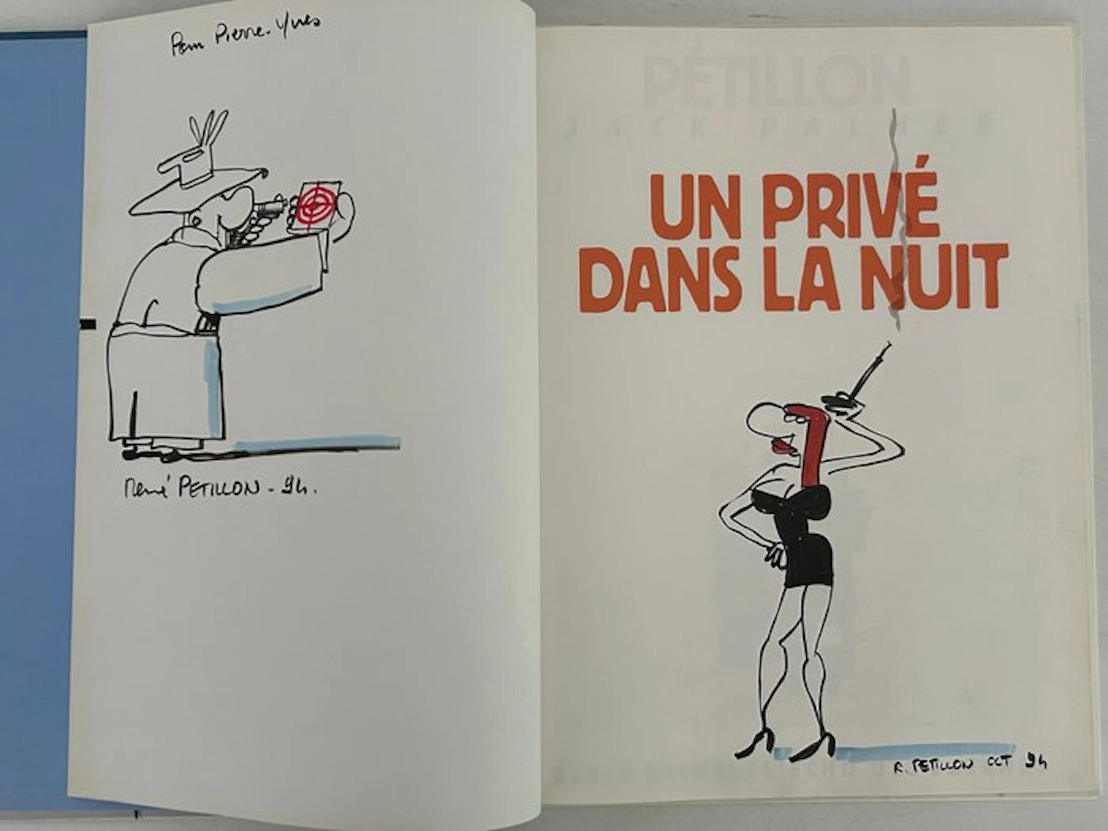 Jack Palmer T10 - Un Privé dans la nuit + 2x dédicace - C...