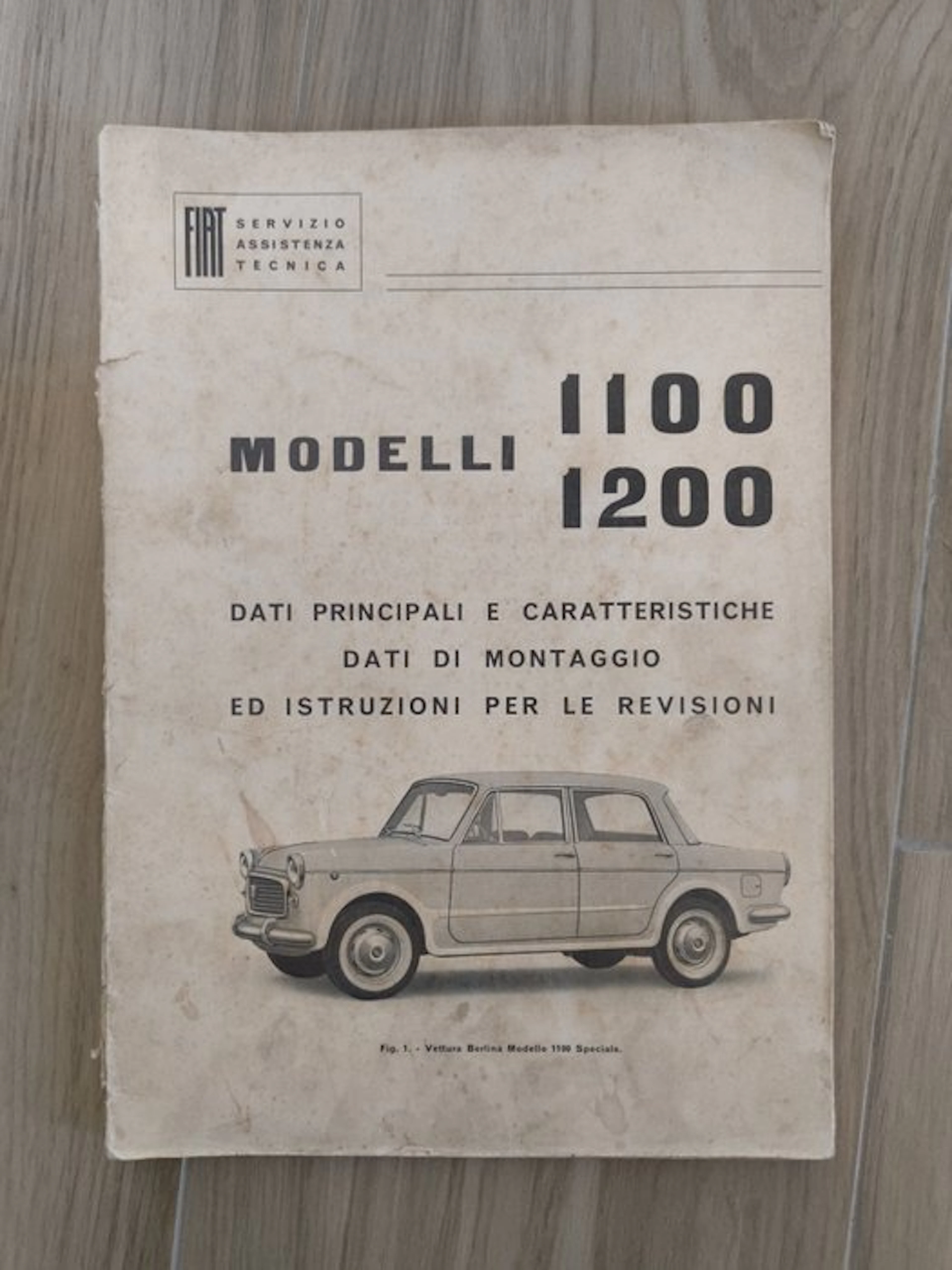 Fiat 1100 1200 Dati principali e caratteristiche dati di...