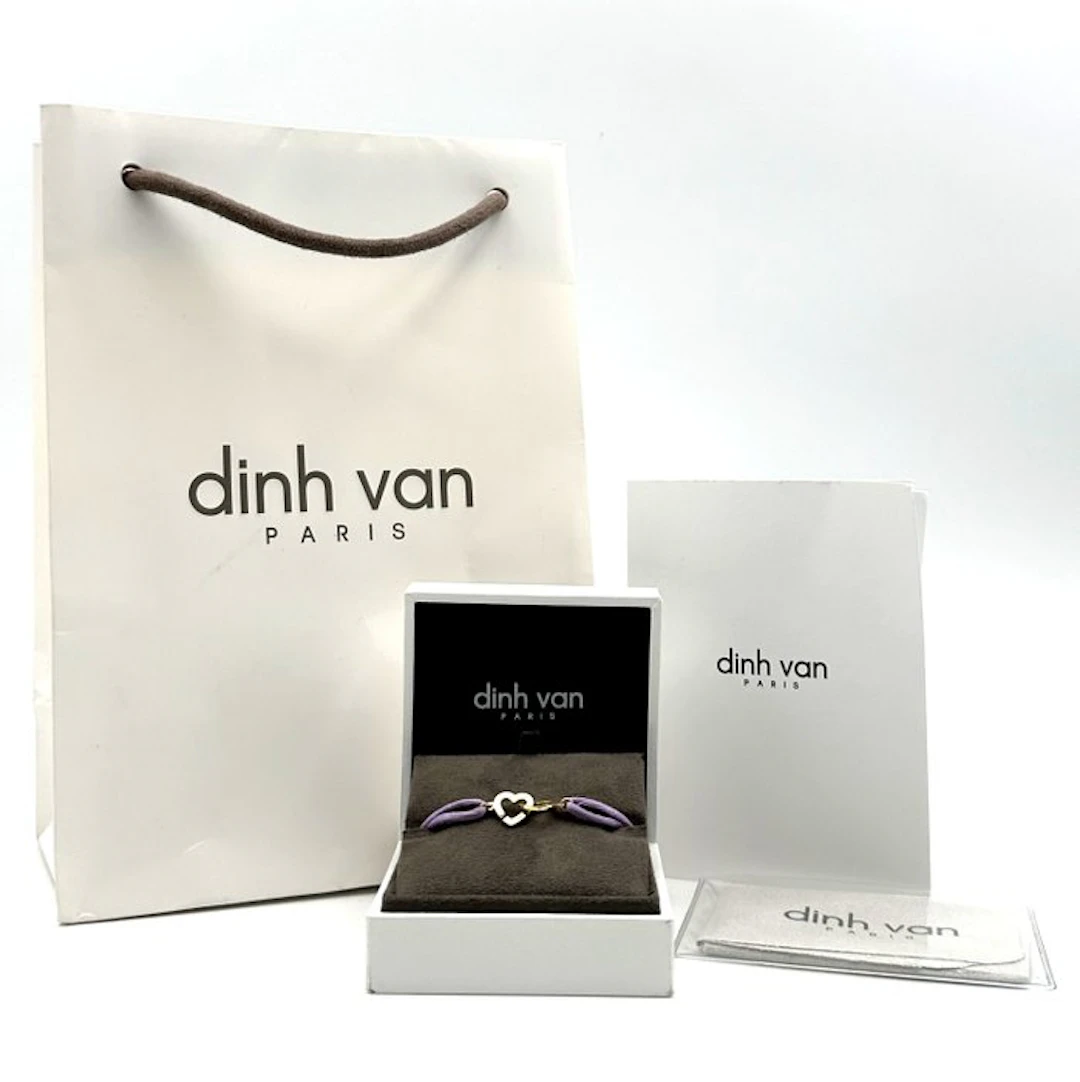 Dinh Van - Bracelet - Double Cœur - 18 kt. Yellow gold