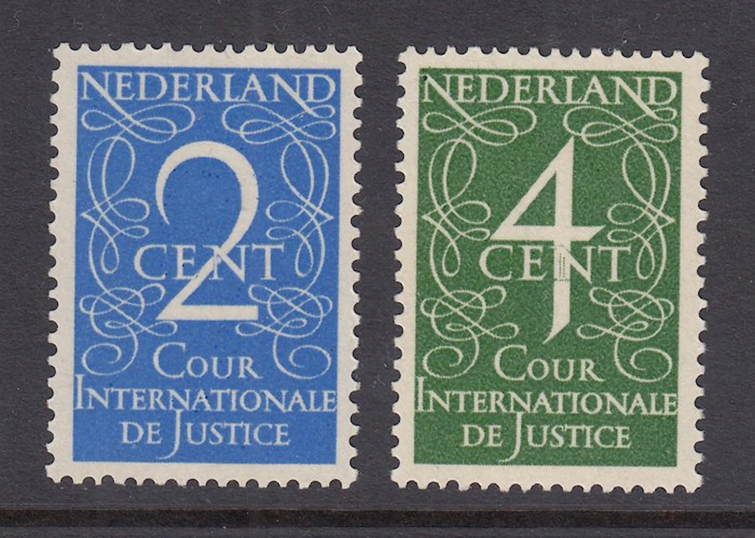 Netherlands 1950 - Service stamps, Court of Justice - NVPH D25/D26