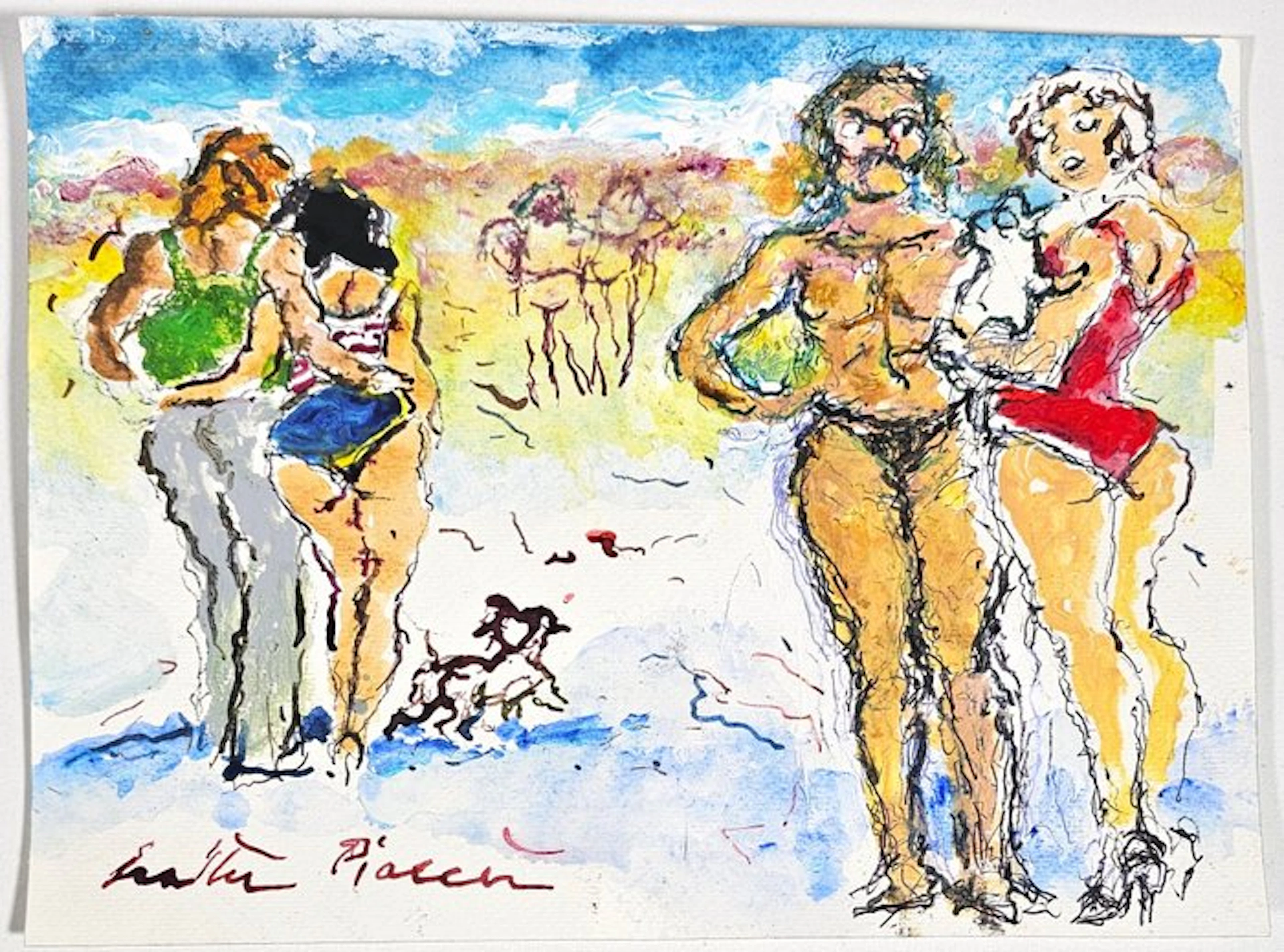 Walter Piacesi (1929-2022) - Estate al Mare