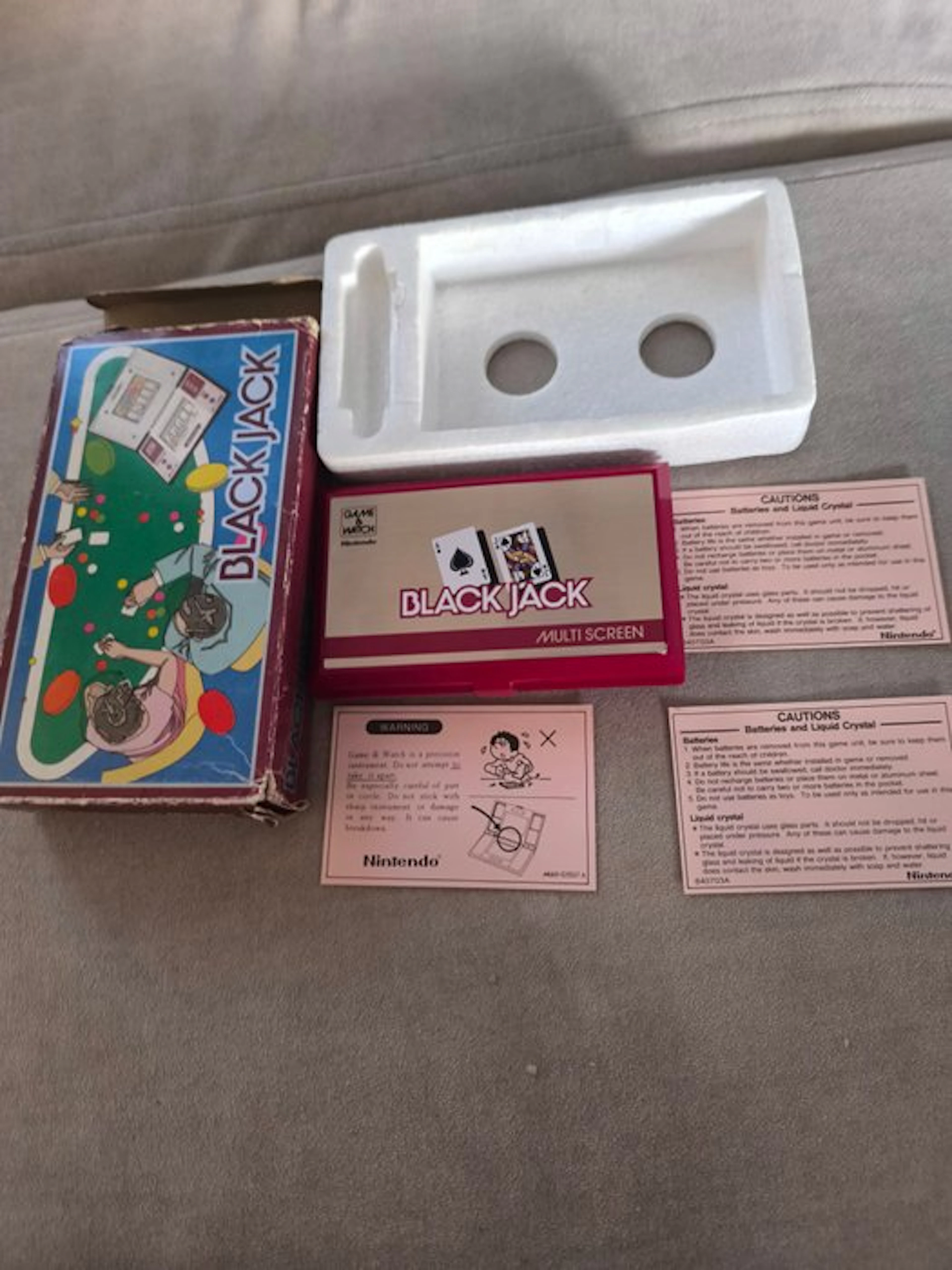 Nintendo - Game & Watch - Blackjack (BJ-60) - Handheld...
