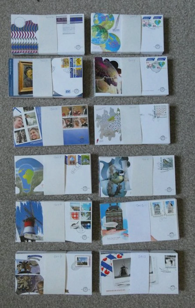 Netherlands 2002/2013 - Collection of 12 year-issue FDCs