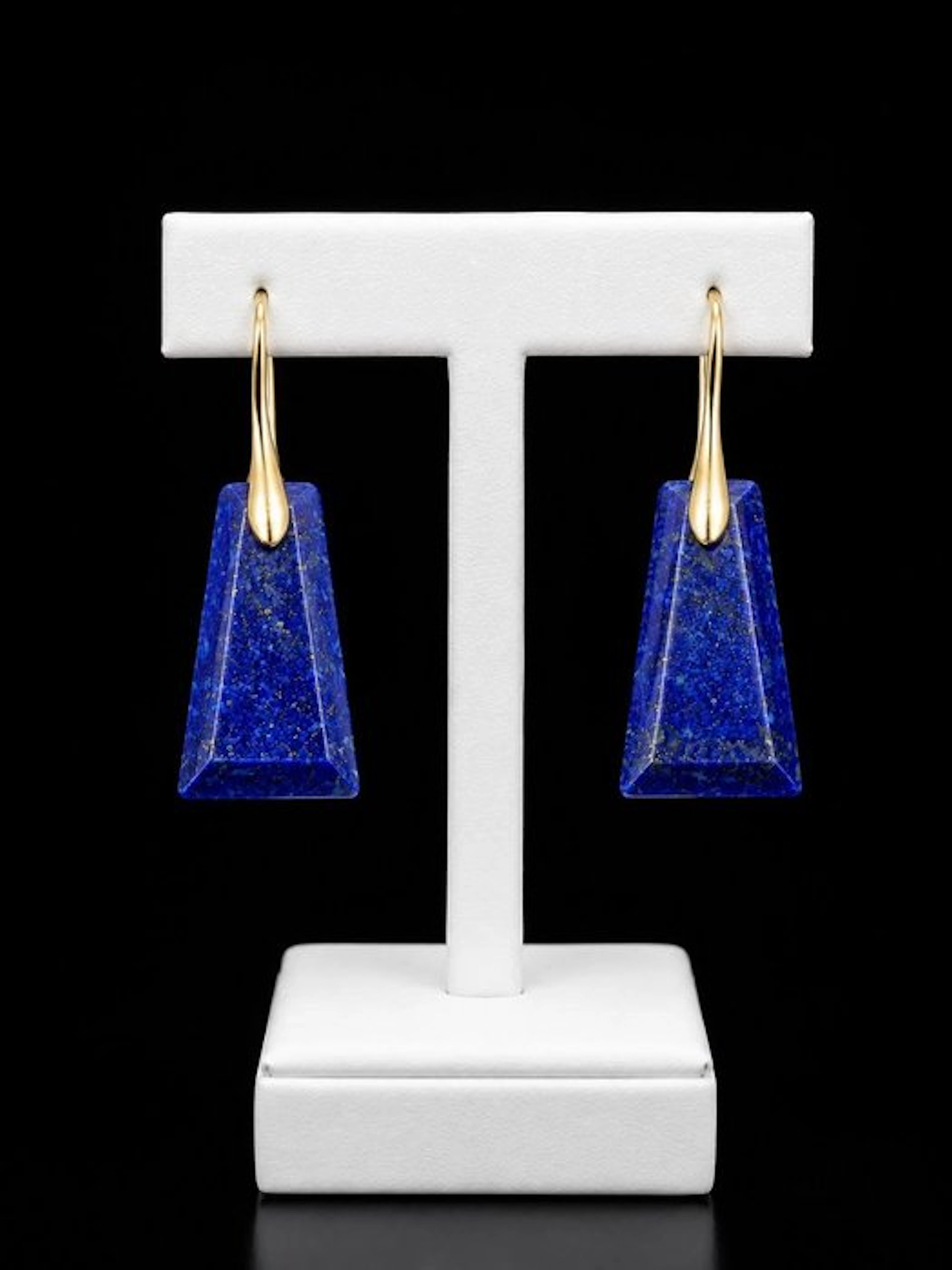 Exquisite Natural Lapis Lazuli Earrings - First-Quality...