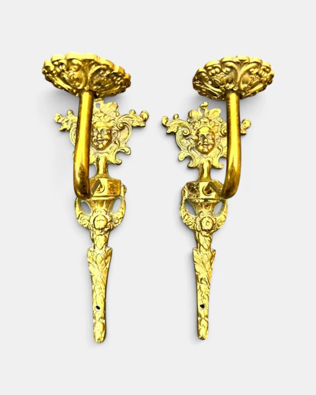 Wall sconce (2) - Brass - Art Nouveau