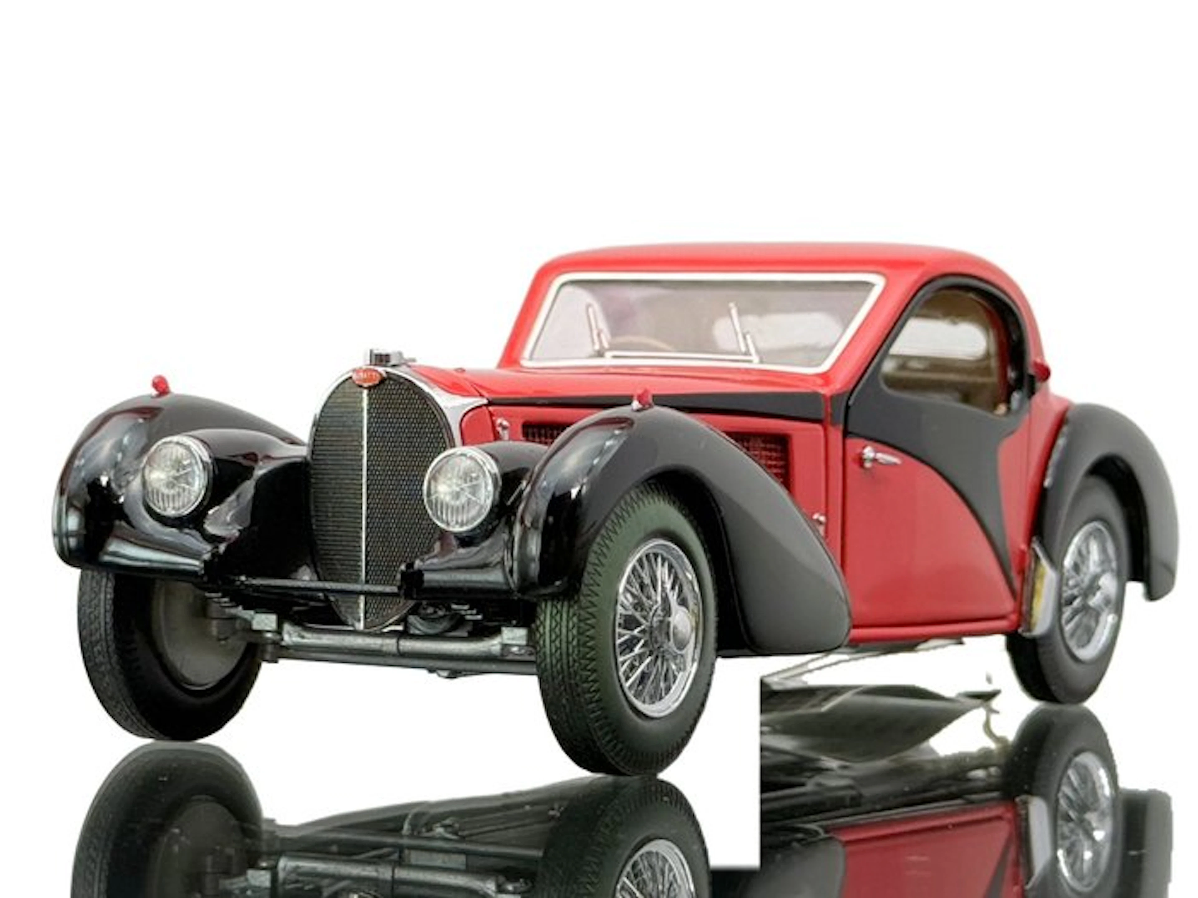 Franklin Mint 1:24 - Model car - 1936 Bugatti Atalante...