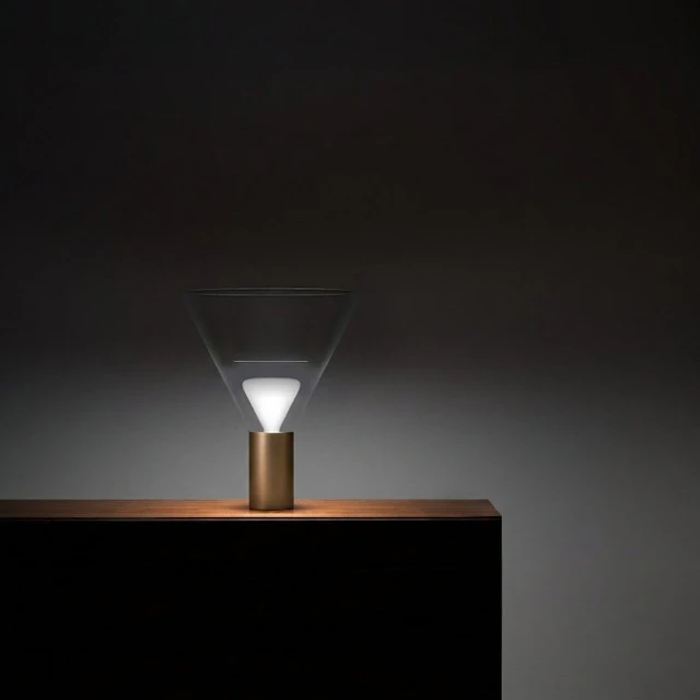 Davide Groppi - Davide Groppi - Table lamp - Vera - Aluminium, Glass
