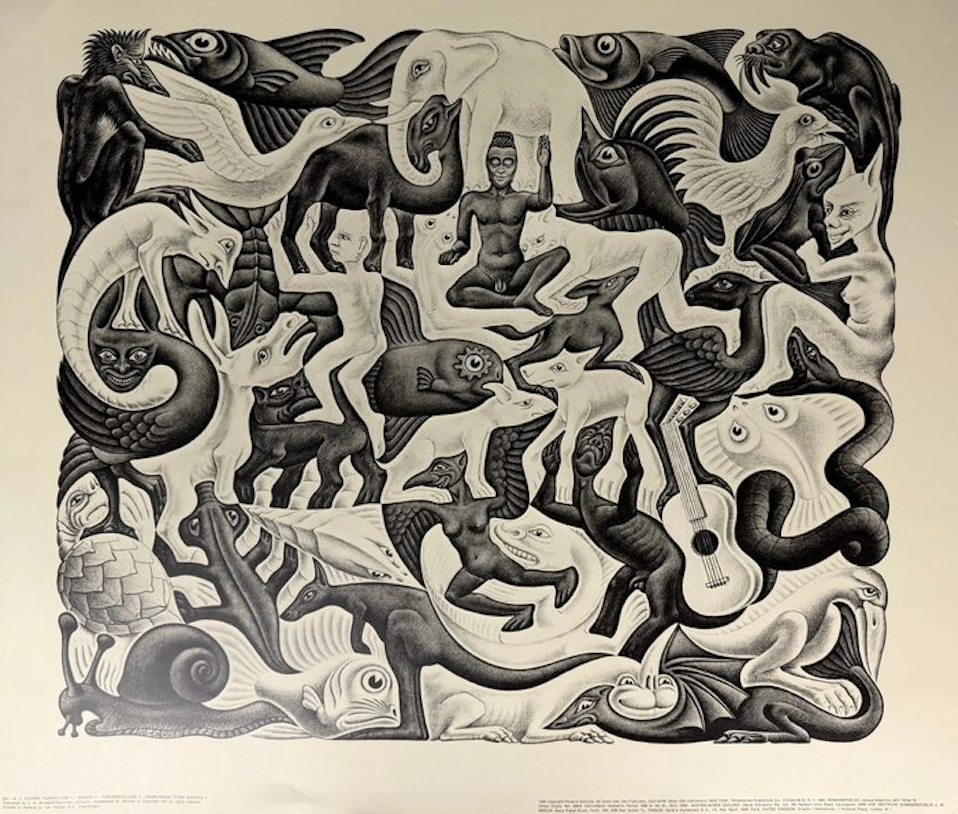 M.C. Escher (1898-1972) - Remplissage D’une Surface (II)