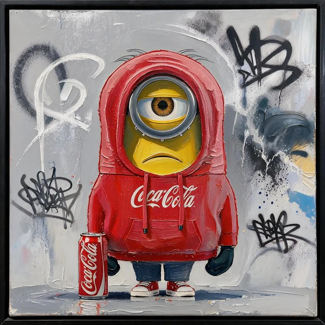 Urban3DArt (1971) - Minion Soda Limited Edition art numérique mixte