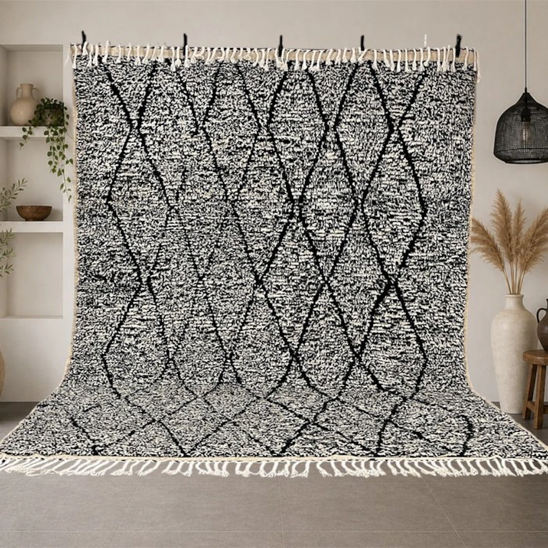 Berber, 100% wool rug – Traditional weave – New...