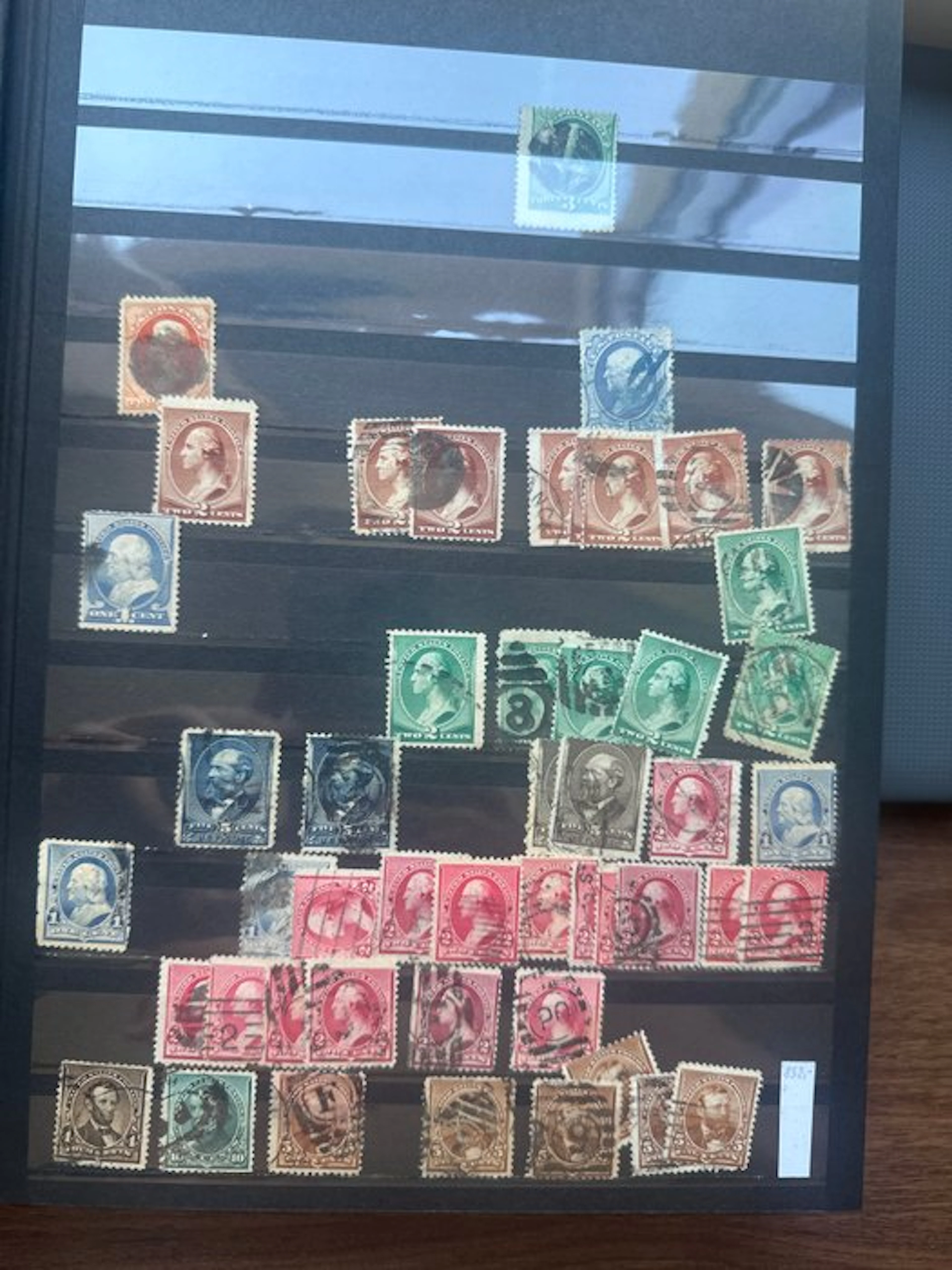 United States - Multiple stamps from the United States.