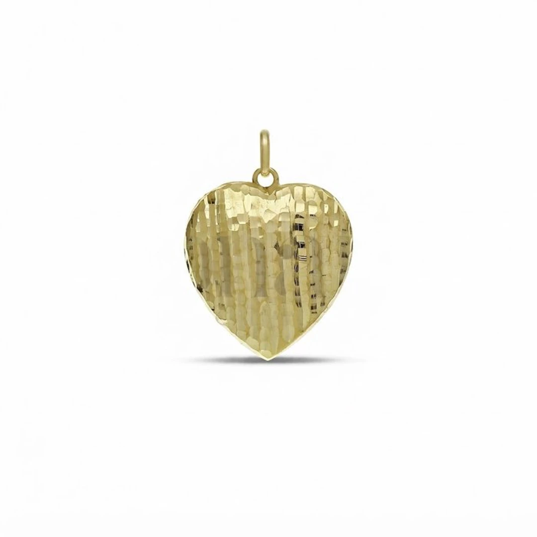 Pendant - 18 kt. Yellow gold - Diamond Heart 3.5 g