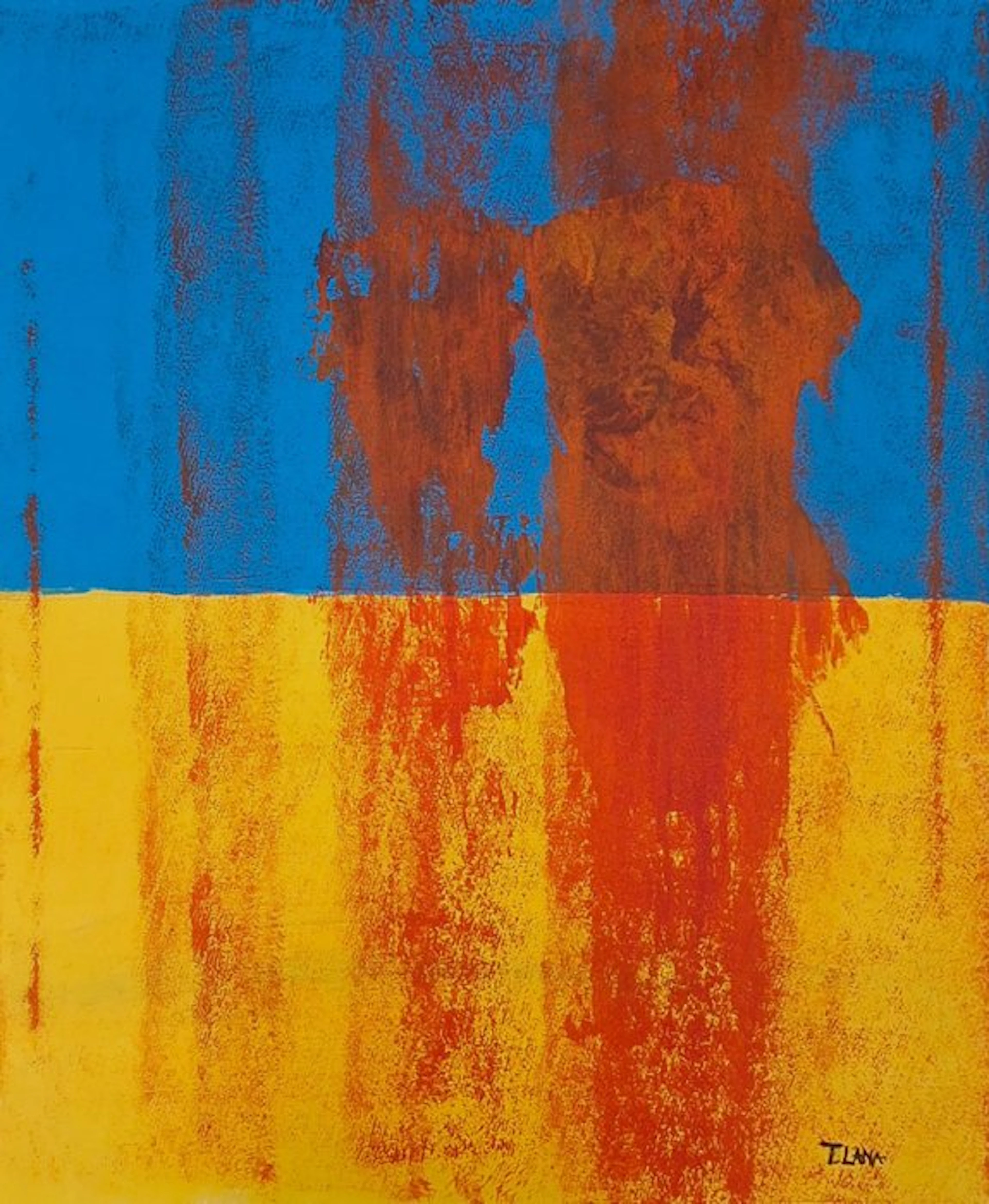 Terenzio Lana - colate di rosso