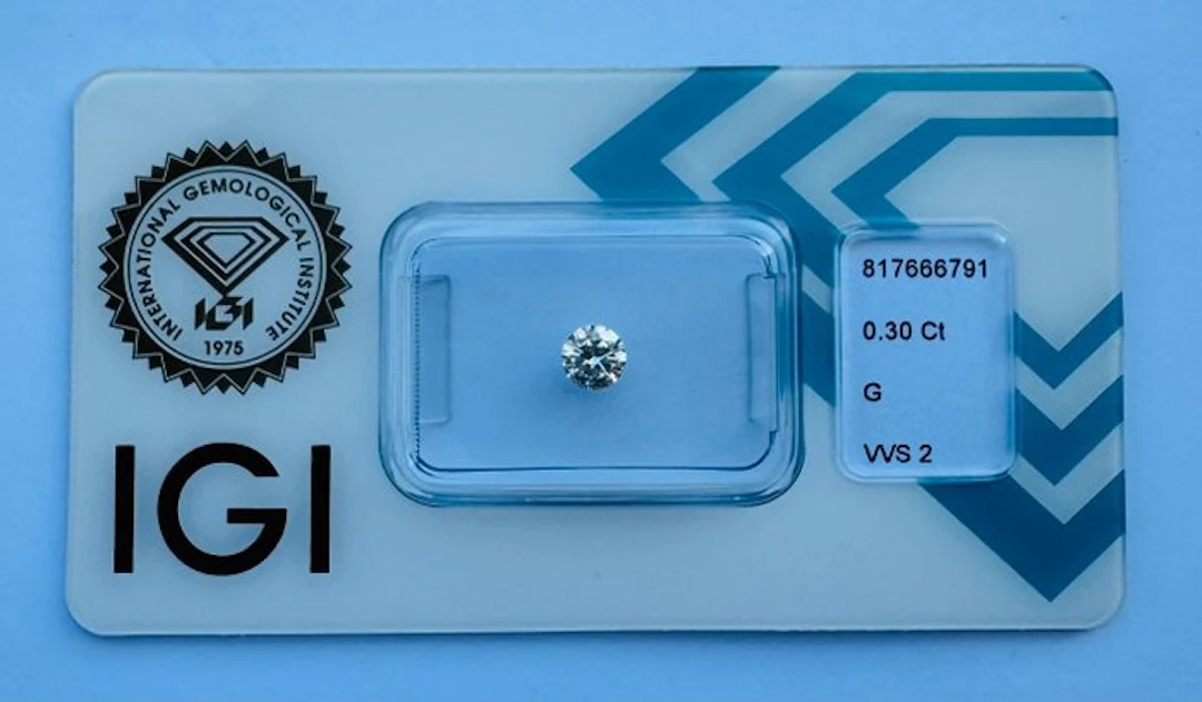No reserve price - 1 pcs Diamond (Natural) - 0.30 ct...