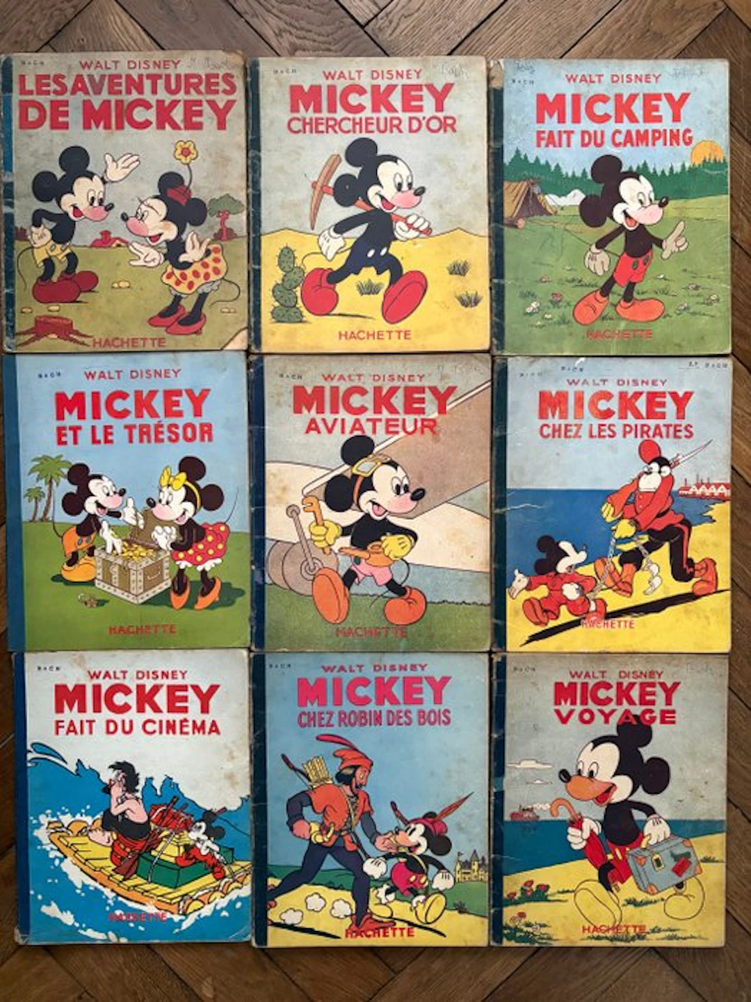 Mickey - 9x C - 9 Album - Reprint - 1948/1950